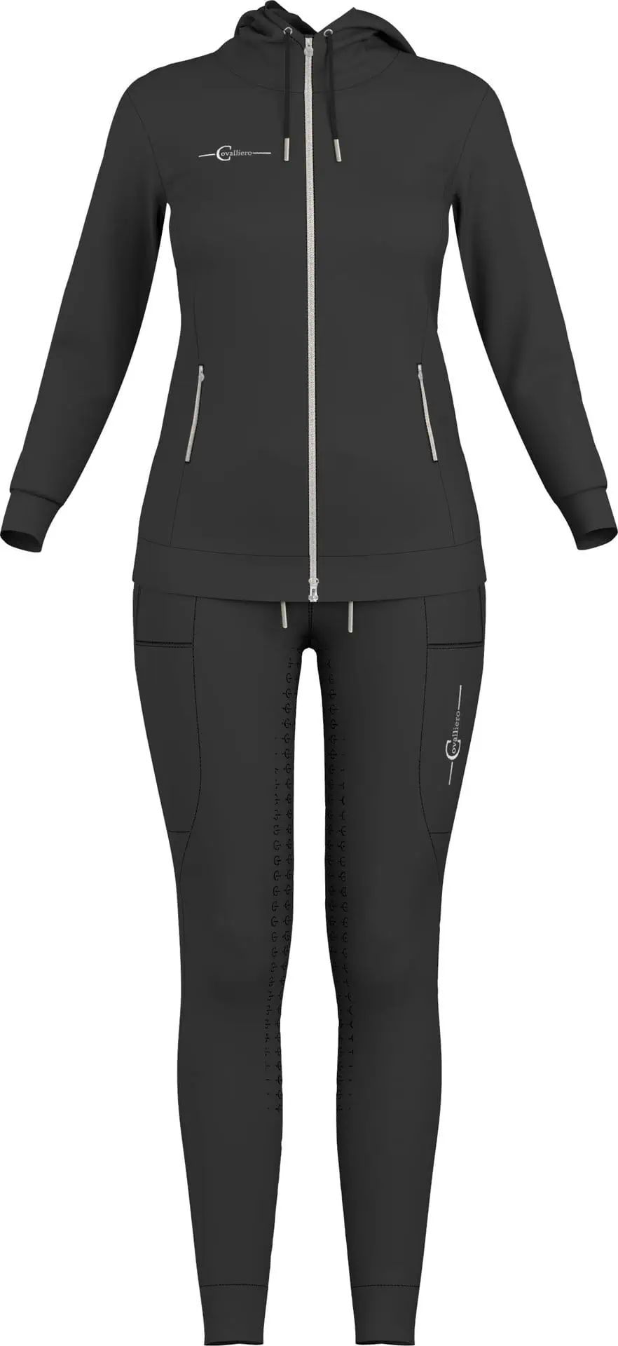 Reit-Trainingsanzug Damen graphite M (38)