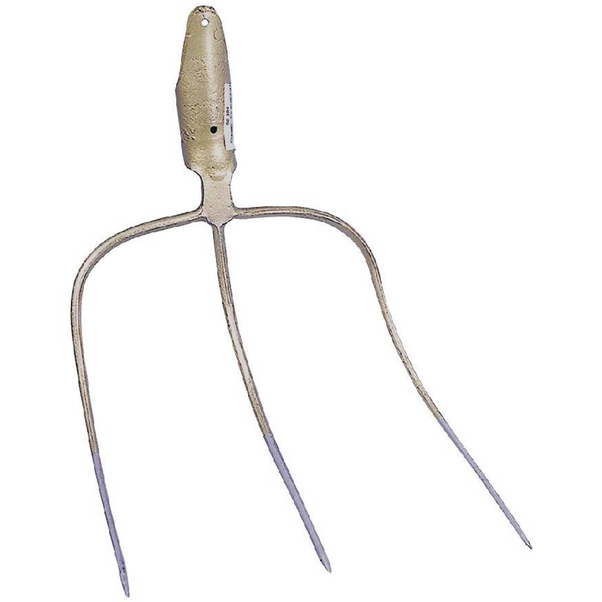Fourche à fourrage sans manche 3 dents