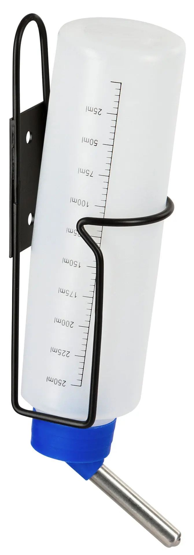 Trinkflasche 250 ml mit Metallhalter