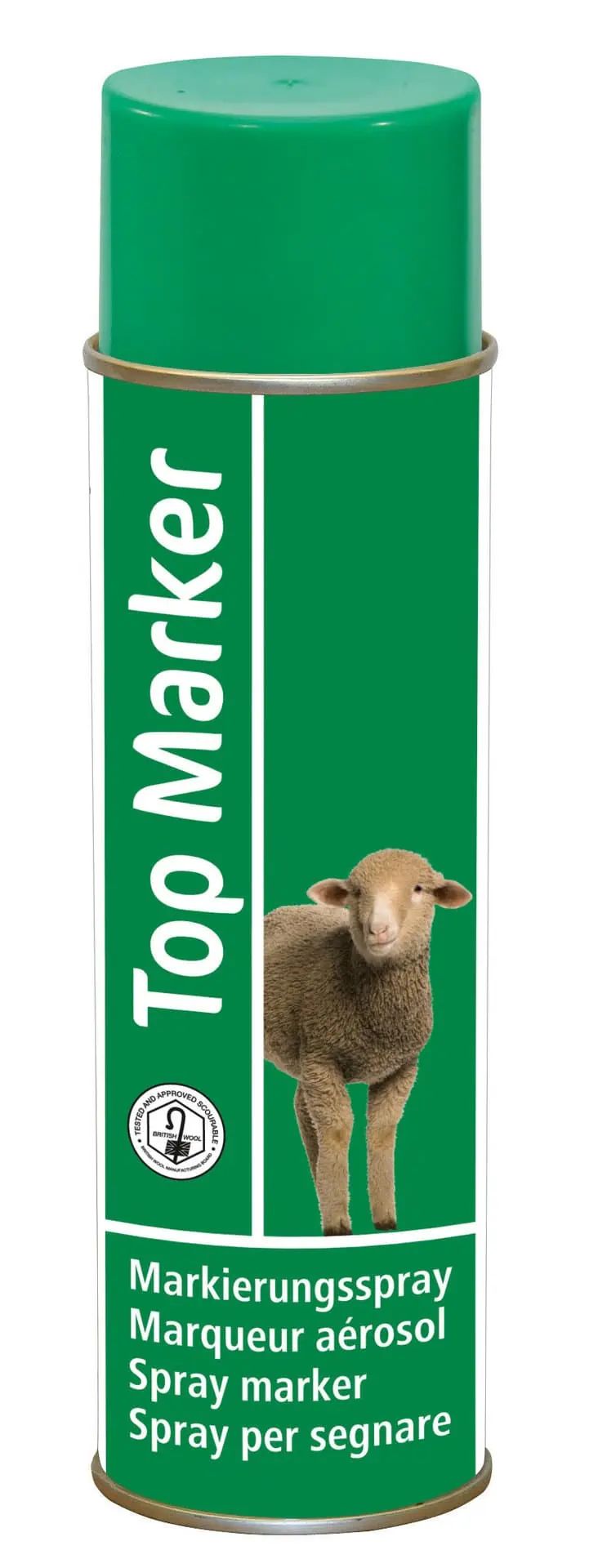 Kerbl TopMarker Schafmarkierungsspray, farbintensive Kennzeichnung, 500 ml