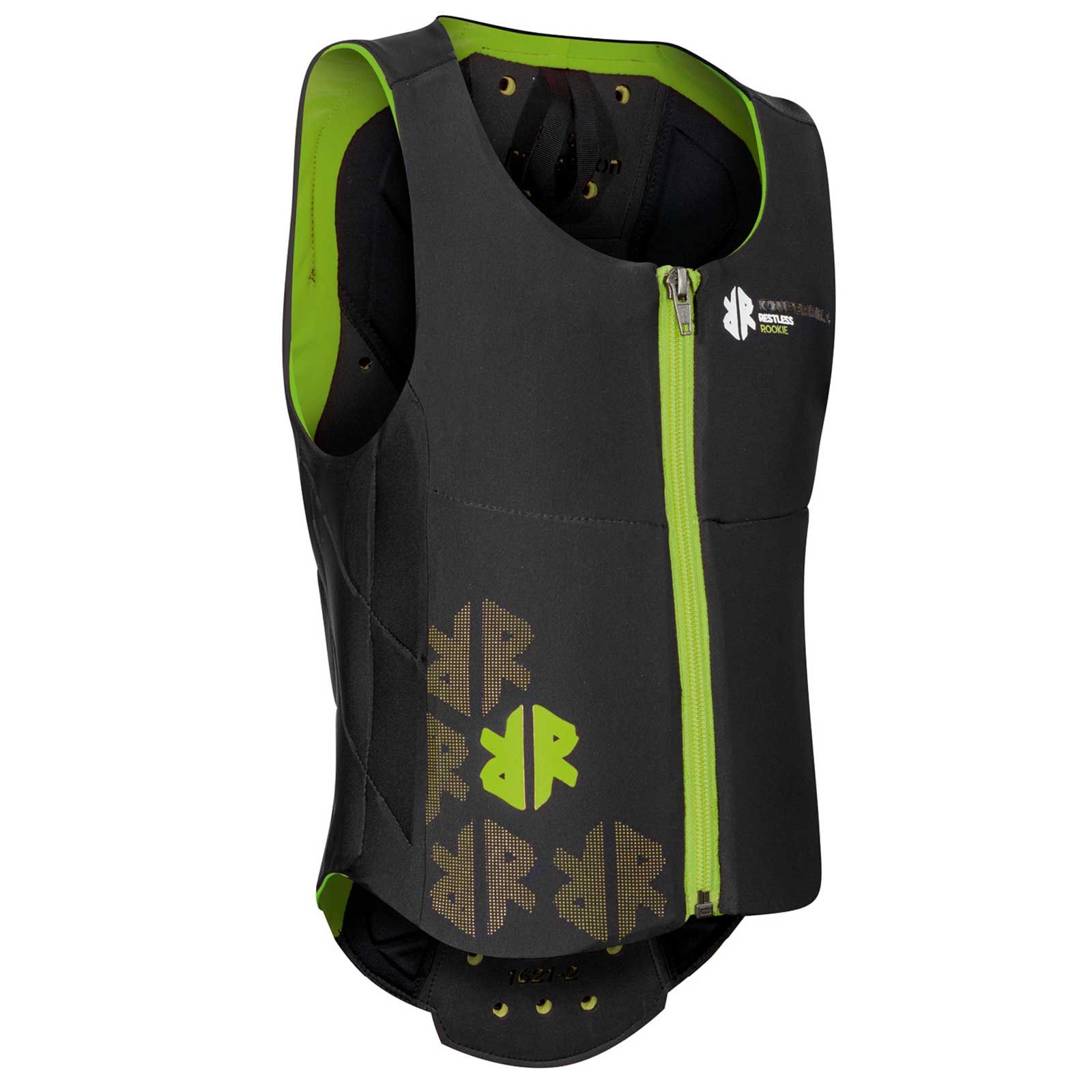 Komperdell Kinder Rückenprotektor Ballistic Vest Junior schwarz / hellgrün