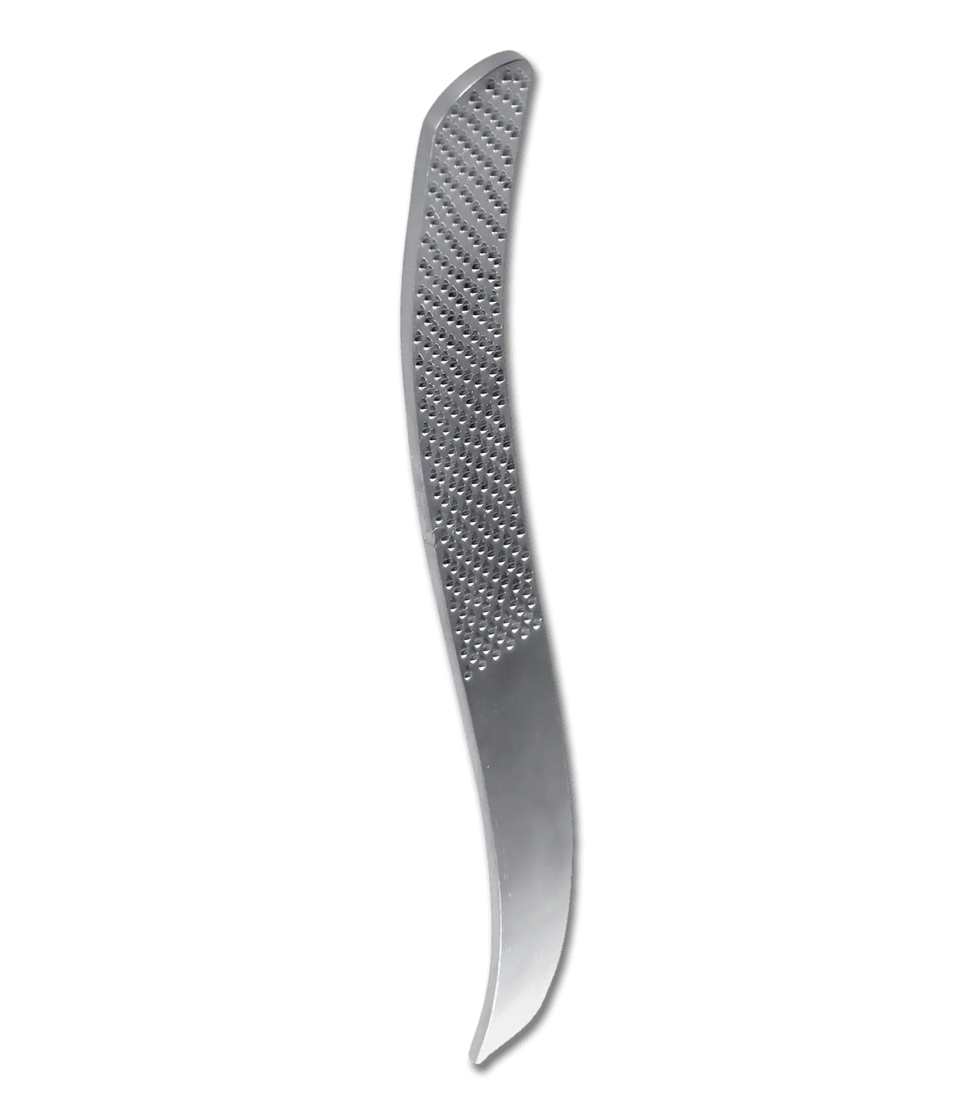 Waldhausen Raspa per zoccoli curva, acciaio inox, 30 cm, dentatura fine e grossa