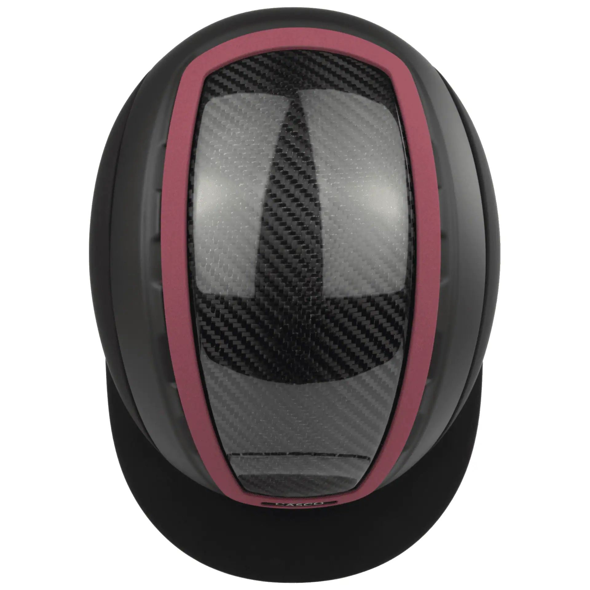 Casque d'équitation Casco Elite Precision, top carbone, sportif, vue de dessus