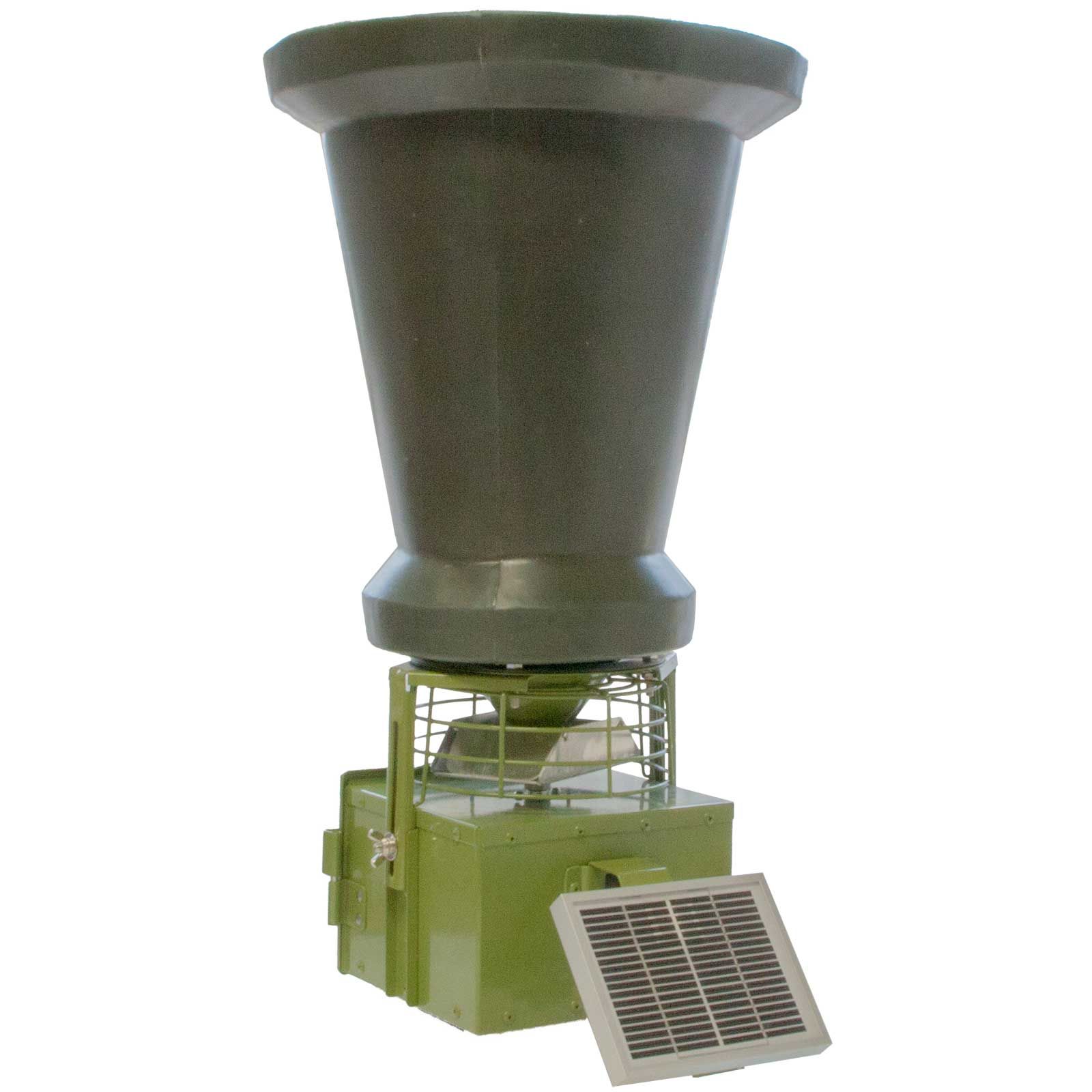 EUROHUNT Automatic Feeder Pro 12 V, side view, solar panel