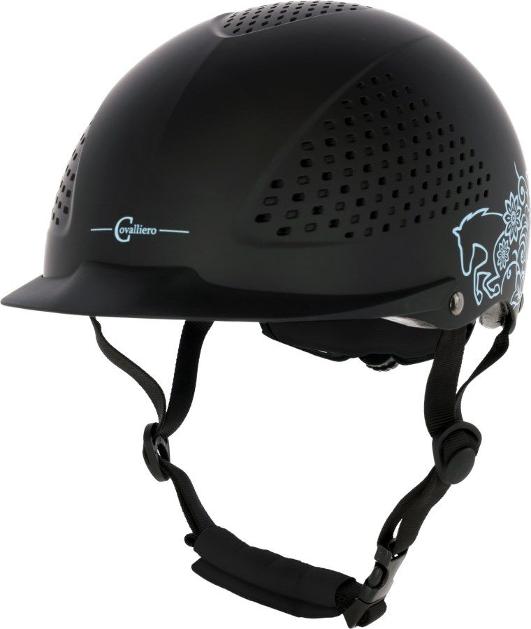 helmet, equestrian helmet, vented, adjustable strap, graphic design