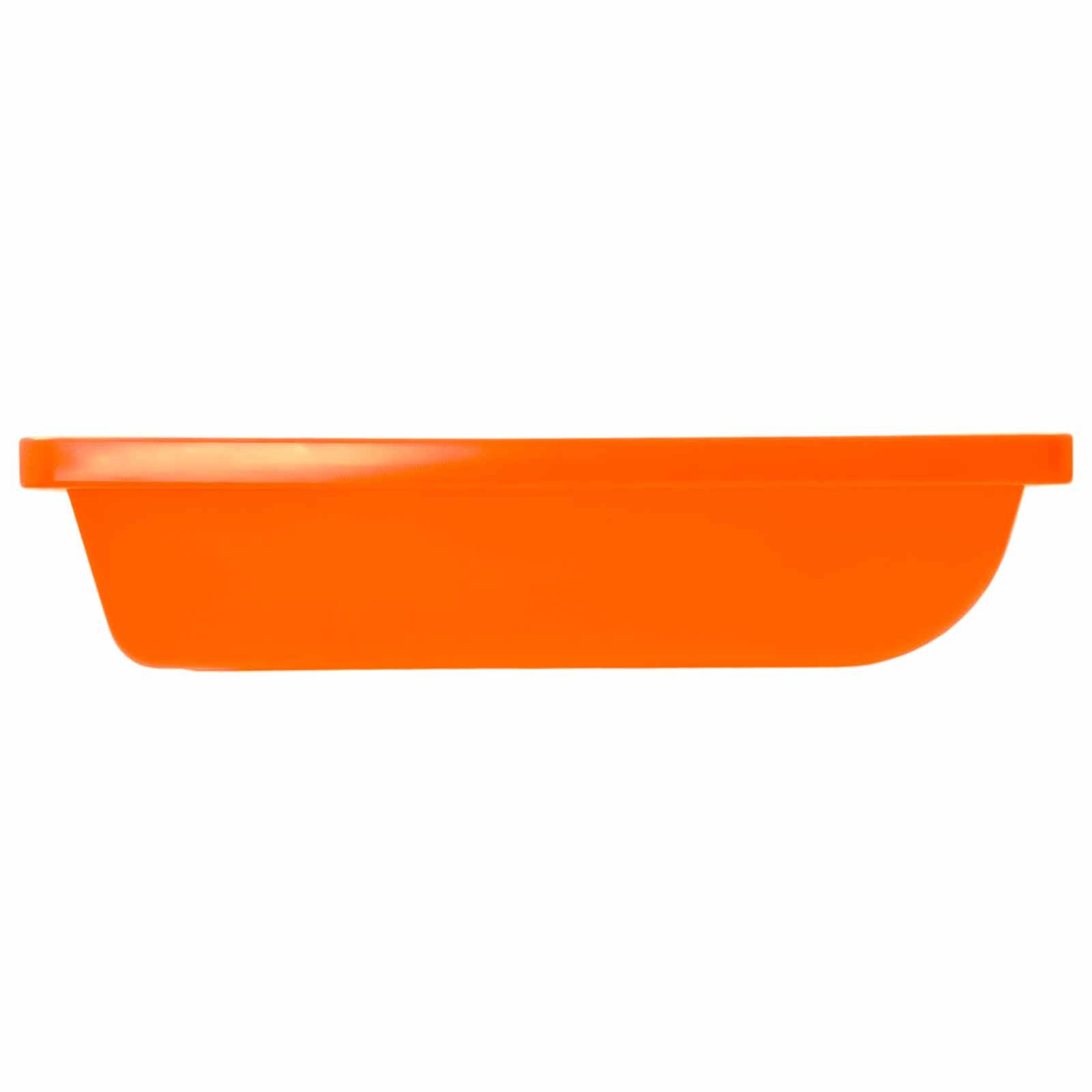 Eurohunt Forstwanne, orange, Seitenansicht