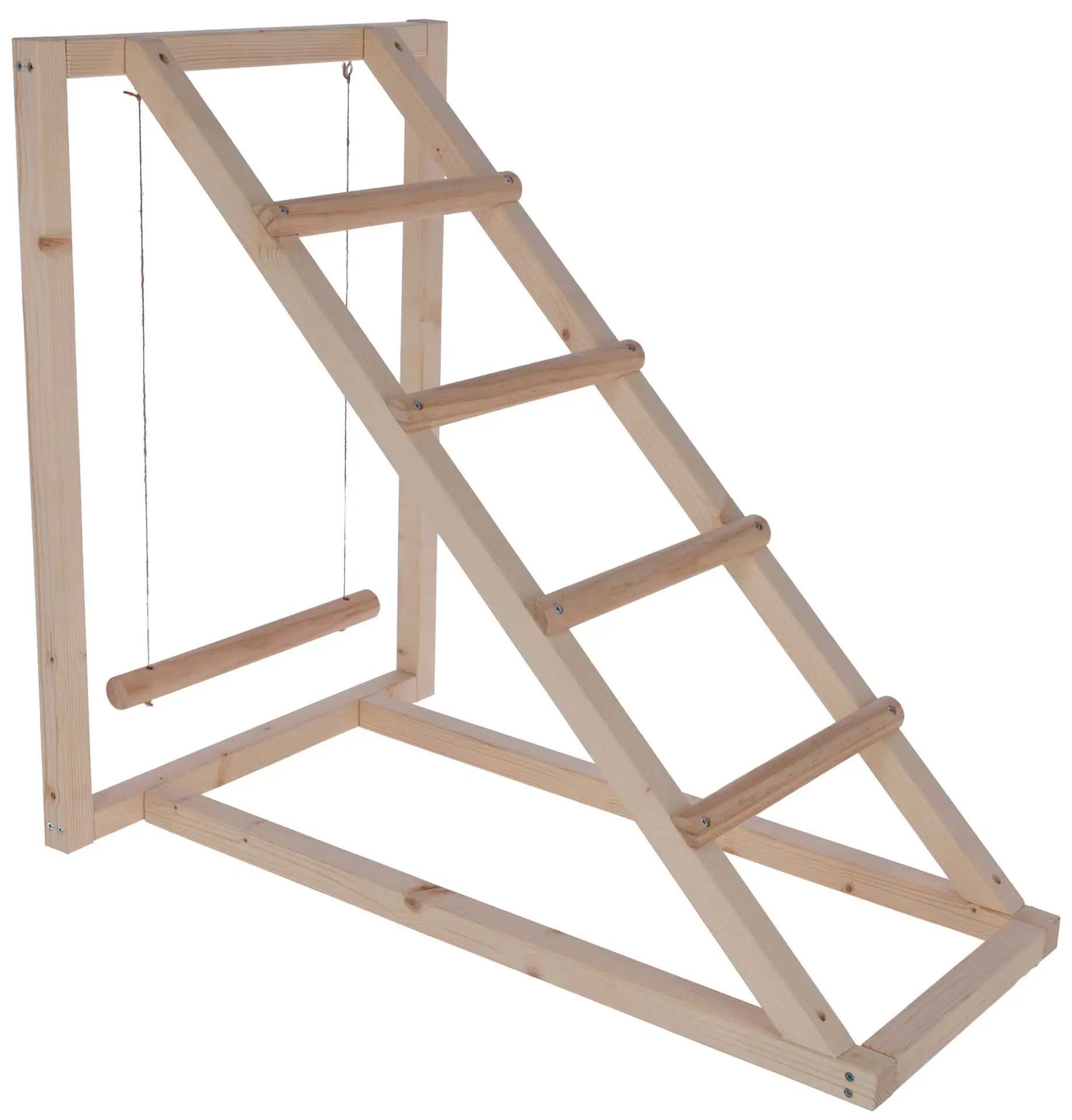 Tour d'escalade pour poules Kerbl avec balançoire, 85 x 55 x 76 cm