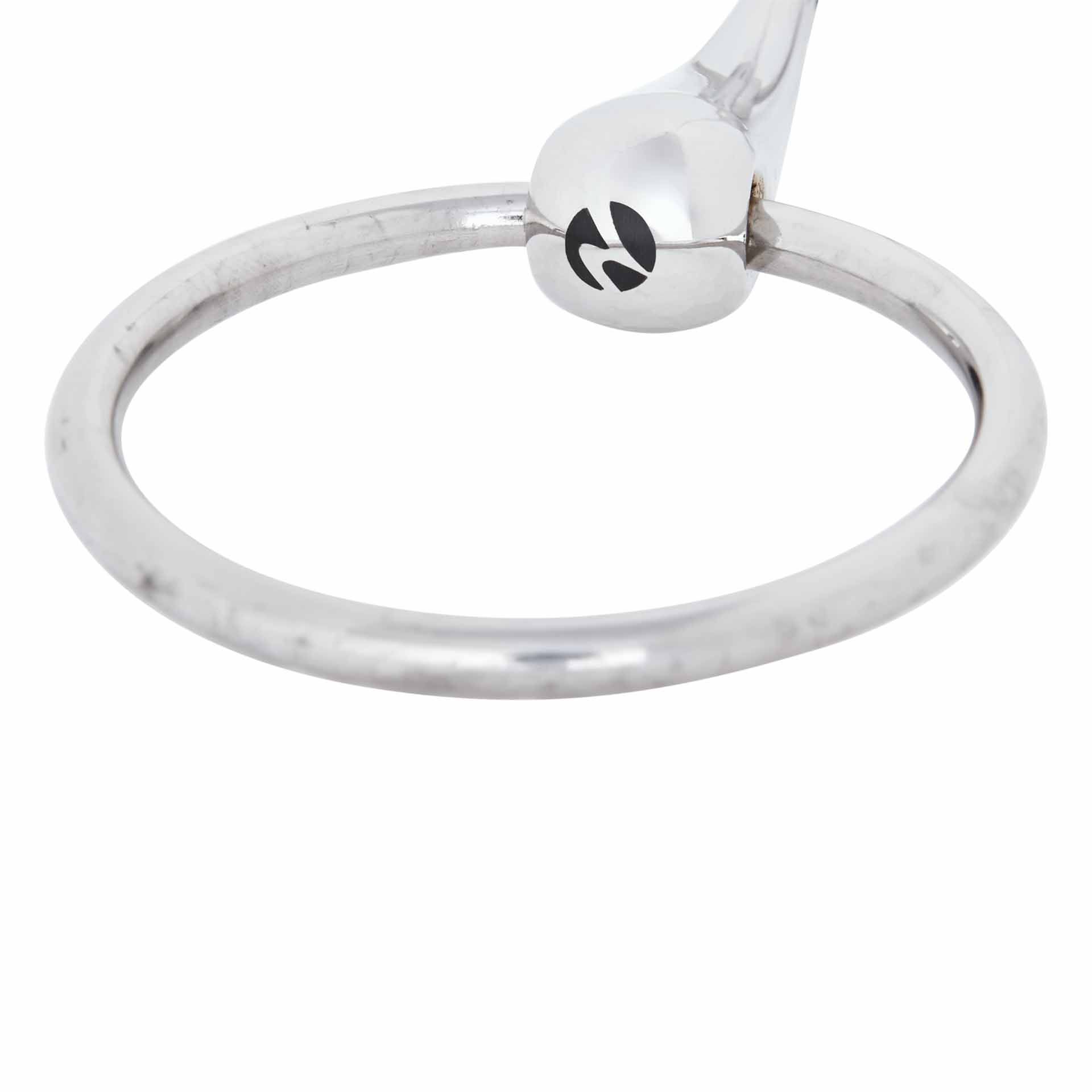 Mors Aiguille BUSSE ACIER INOX 14 mm, Double Brisure, détail