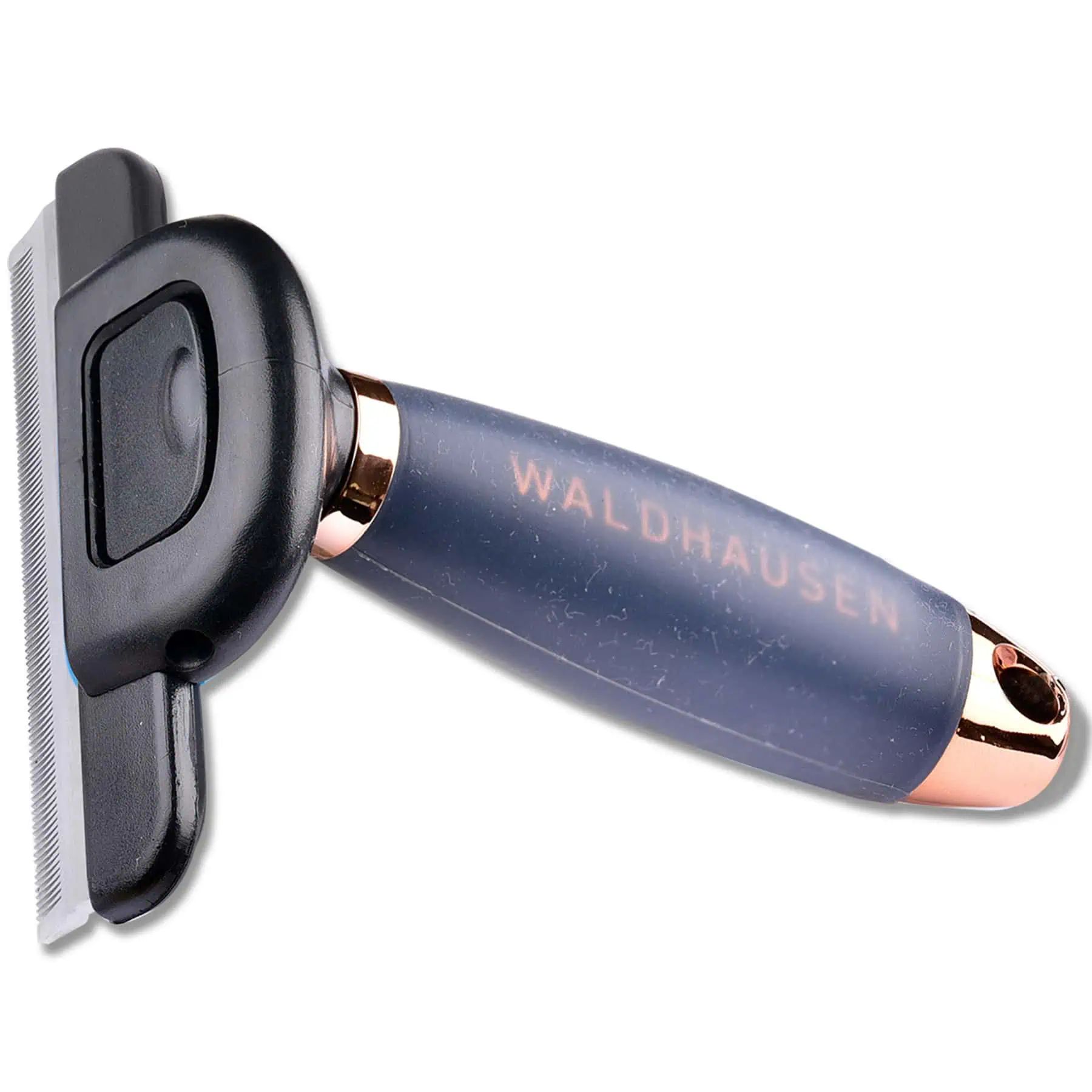Waldhausen Peigne de mue avec poignée gel, L, Pelage brillant