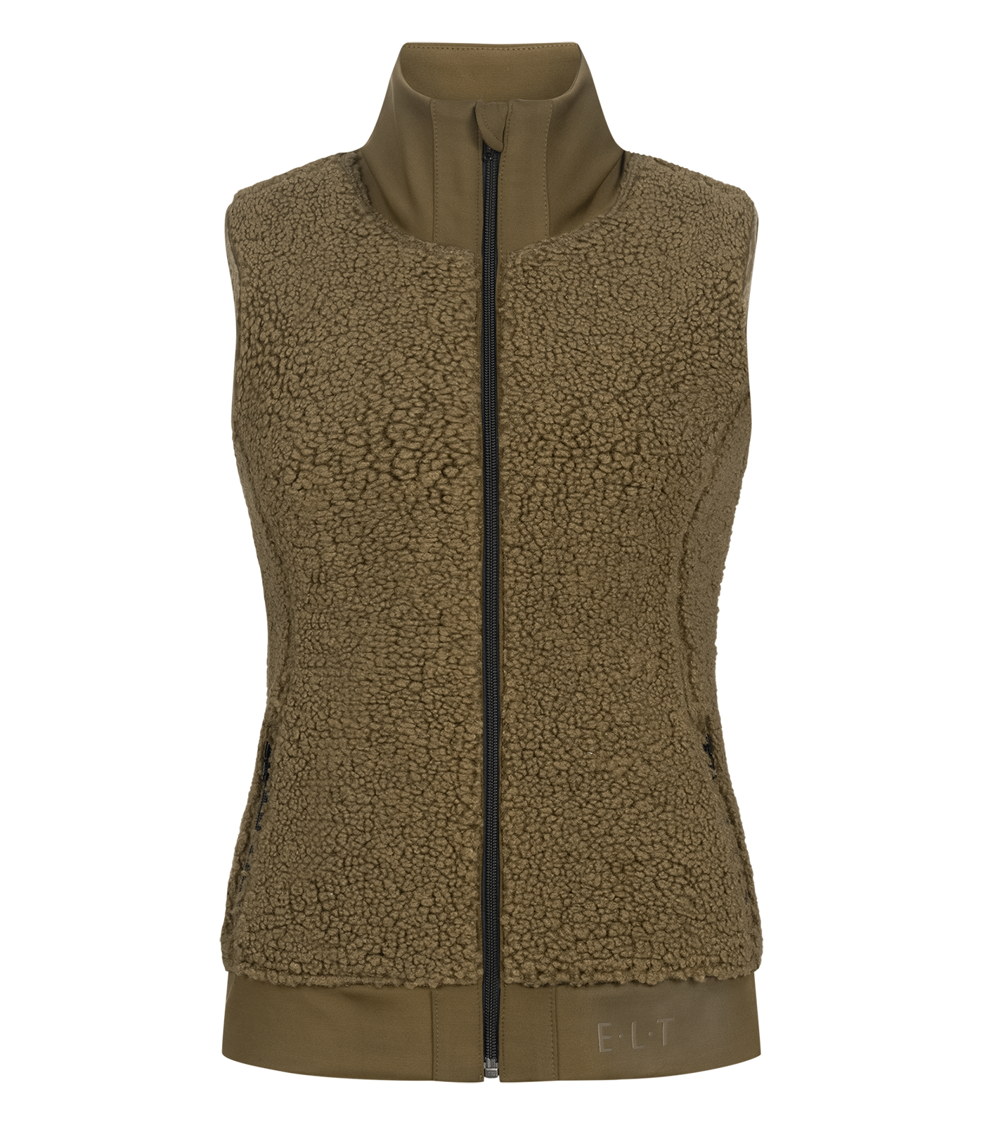 ELT Gilet en polaire Rotterdam, L, kaki-vert