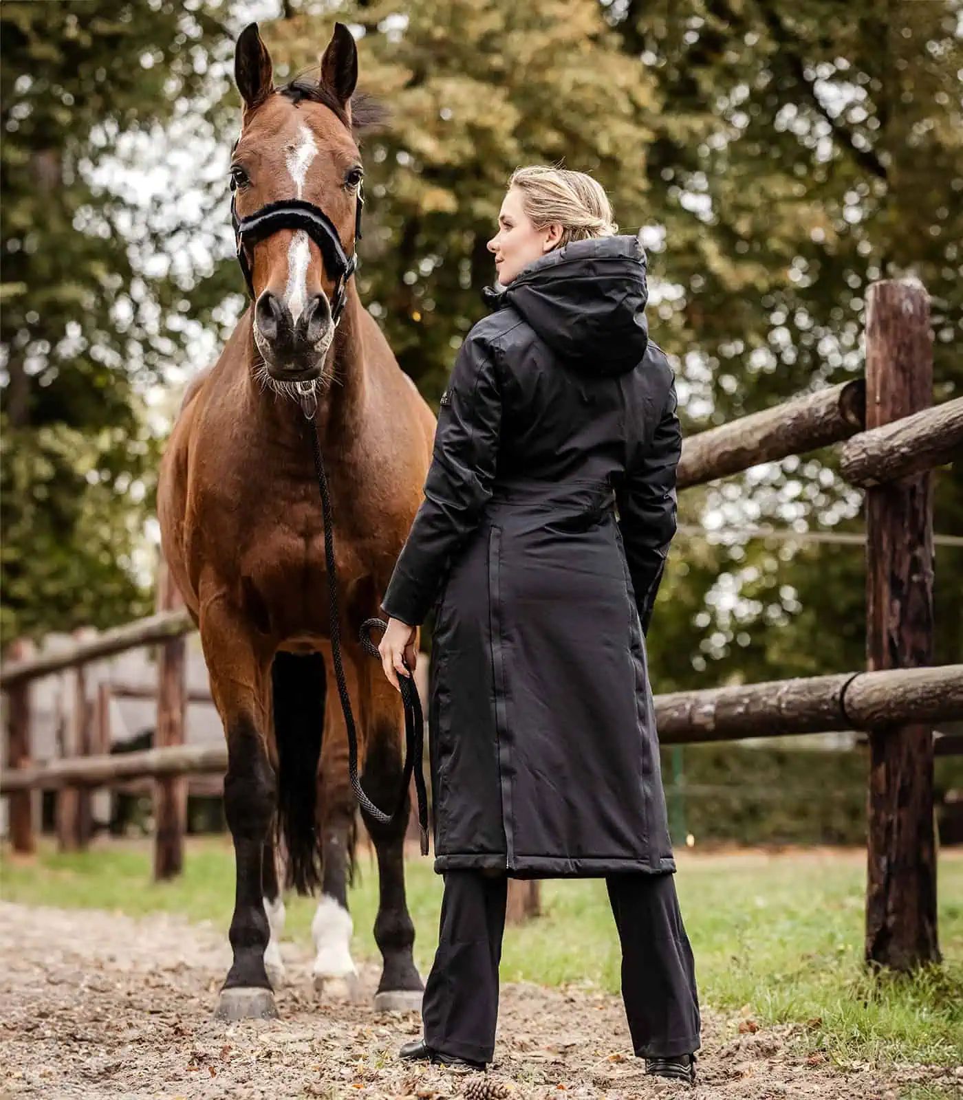 ELT Winter-Performance Reitmantel Opal, wasserdicht & winddicht, schwarz XXL