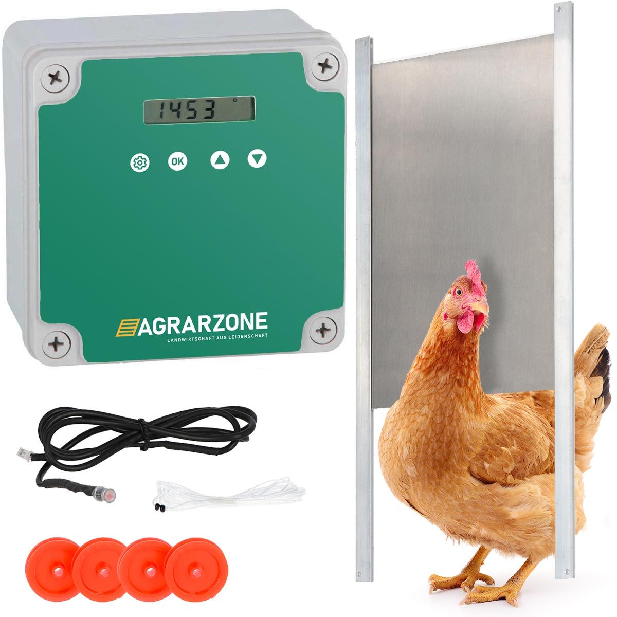 Agrarzone automatische Hühnerklappe