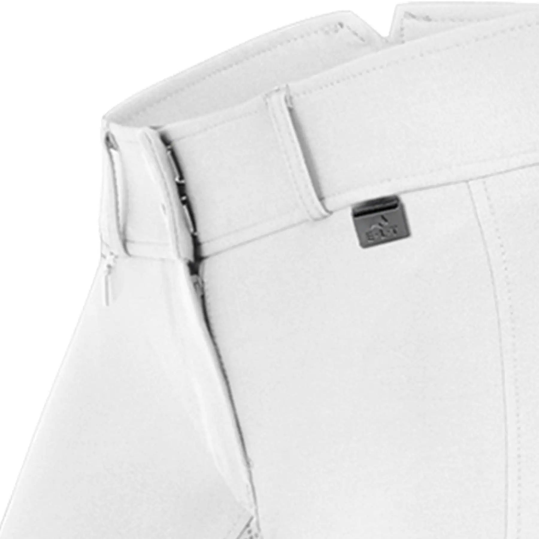 ELT Reithose Micro Sport Silikon High Waist, Vollbesatz, weiß, 44