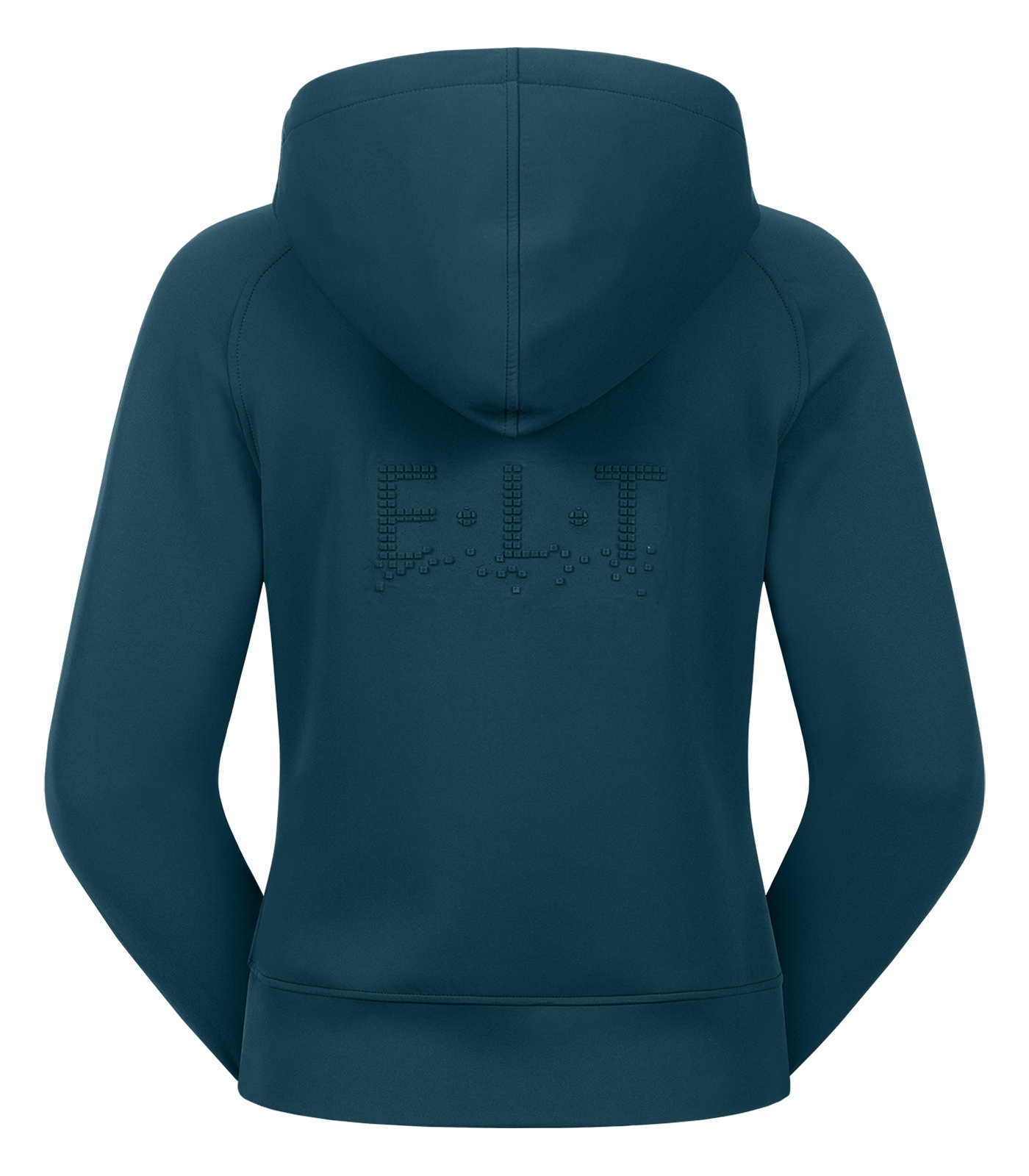 ELT functional hoodie Regensburg, petrol blue, L