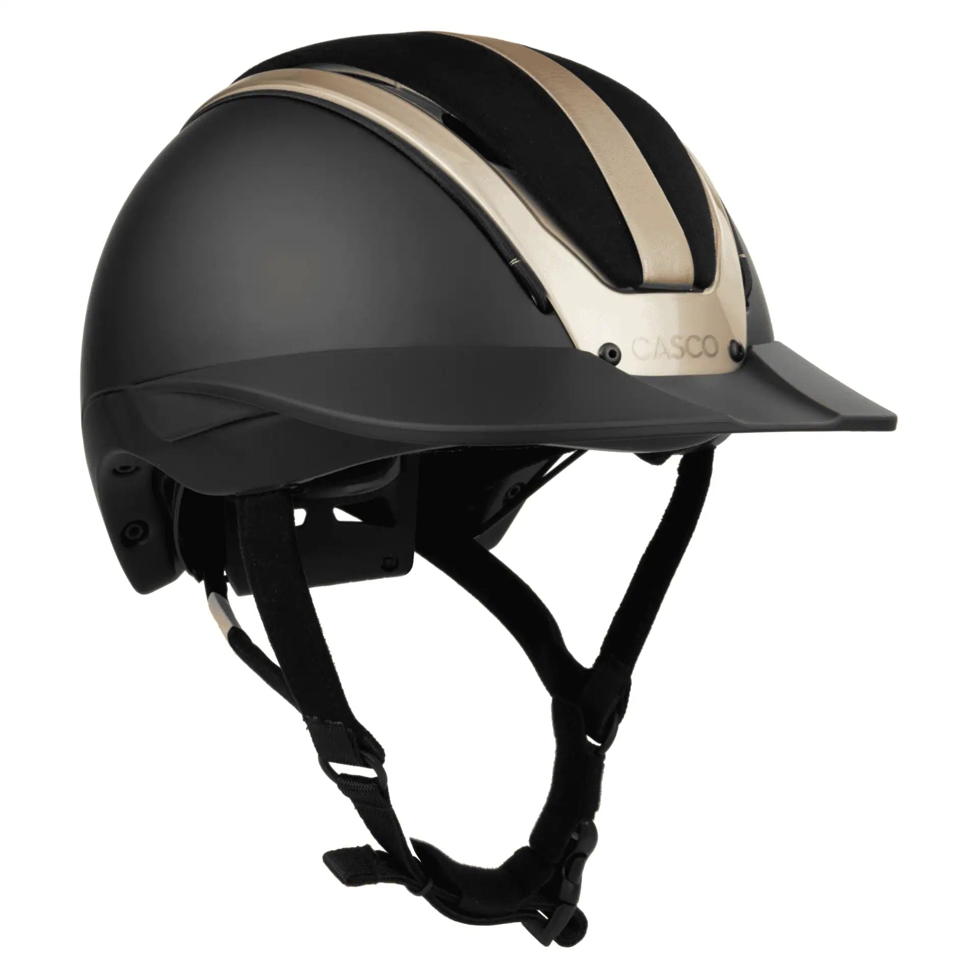 Casco Reithelm Duell One Iconic, Sicherer Reithelm mit Vario-System, Premiere champagne M