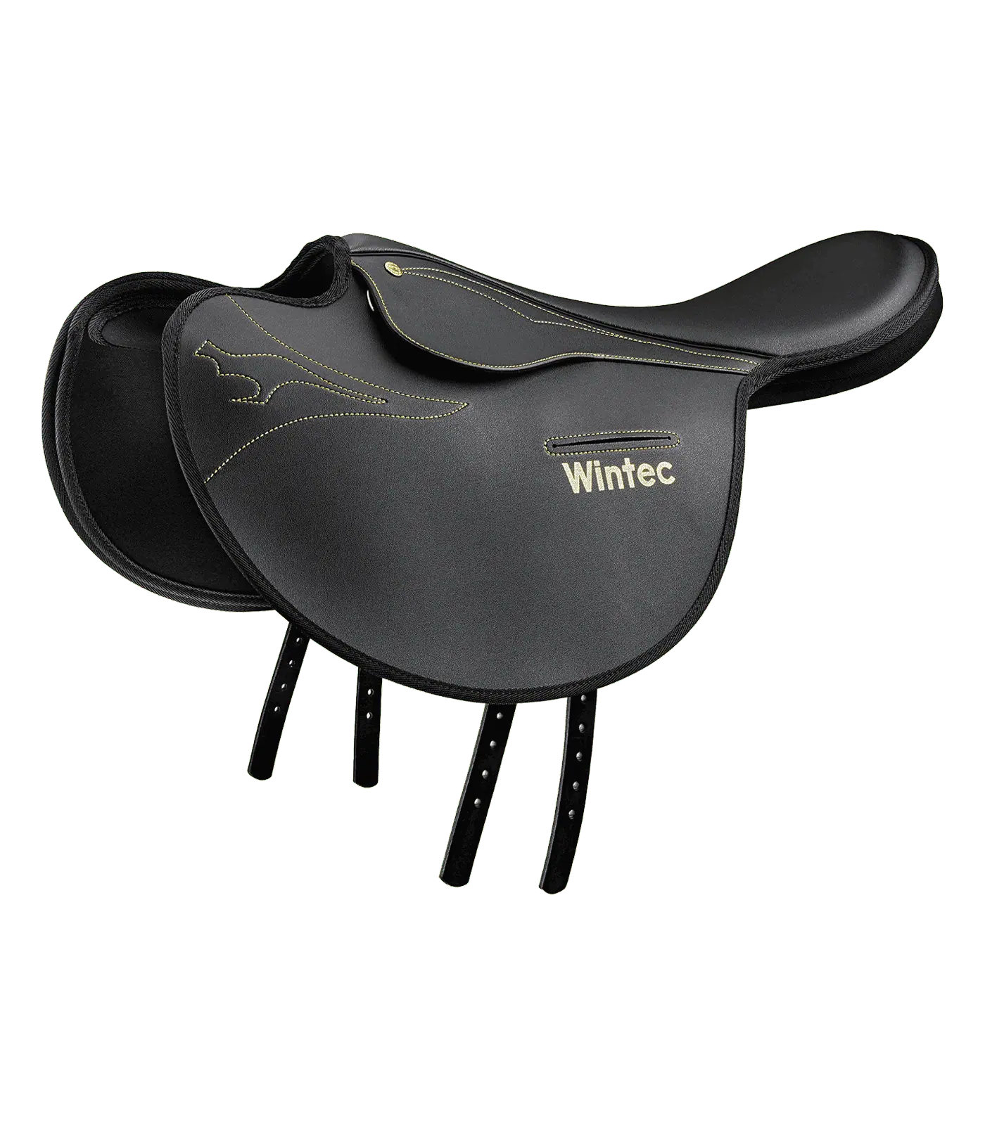 Wintec Selle de travail avec arçon Elastiflex, noire