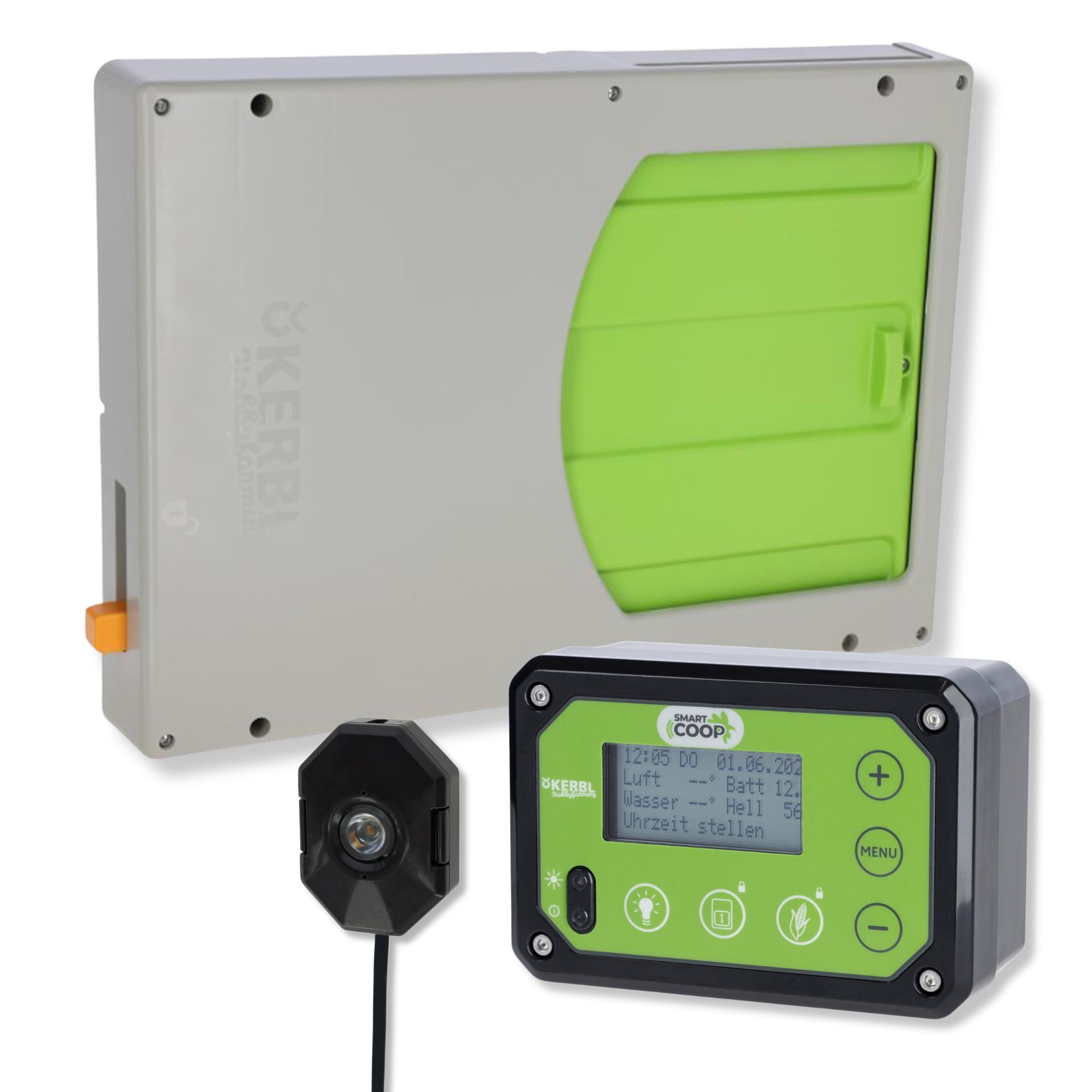 Kit de démarrage de porte de poulailler SmartCoop avec éclairage