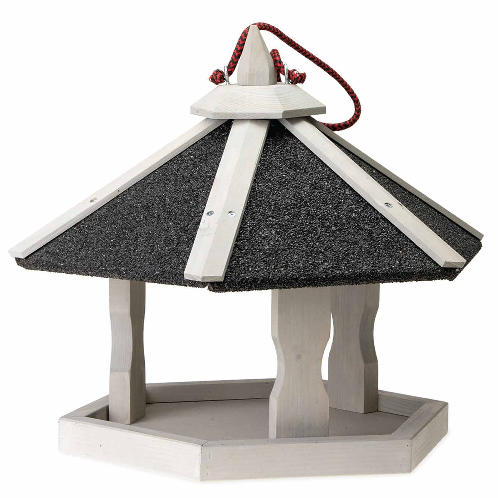 Wild Bird Feeder RENA for Hanging brown, front view