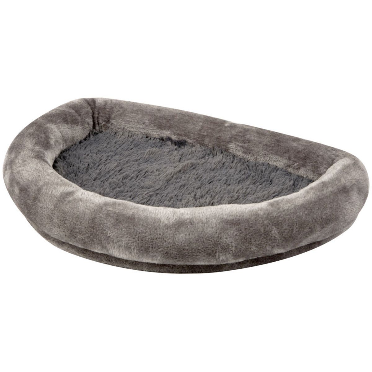 Kerbl Window Lounger Cat Bed, Grey, Plush Cover, Adjustable Fixing