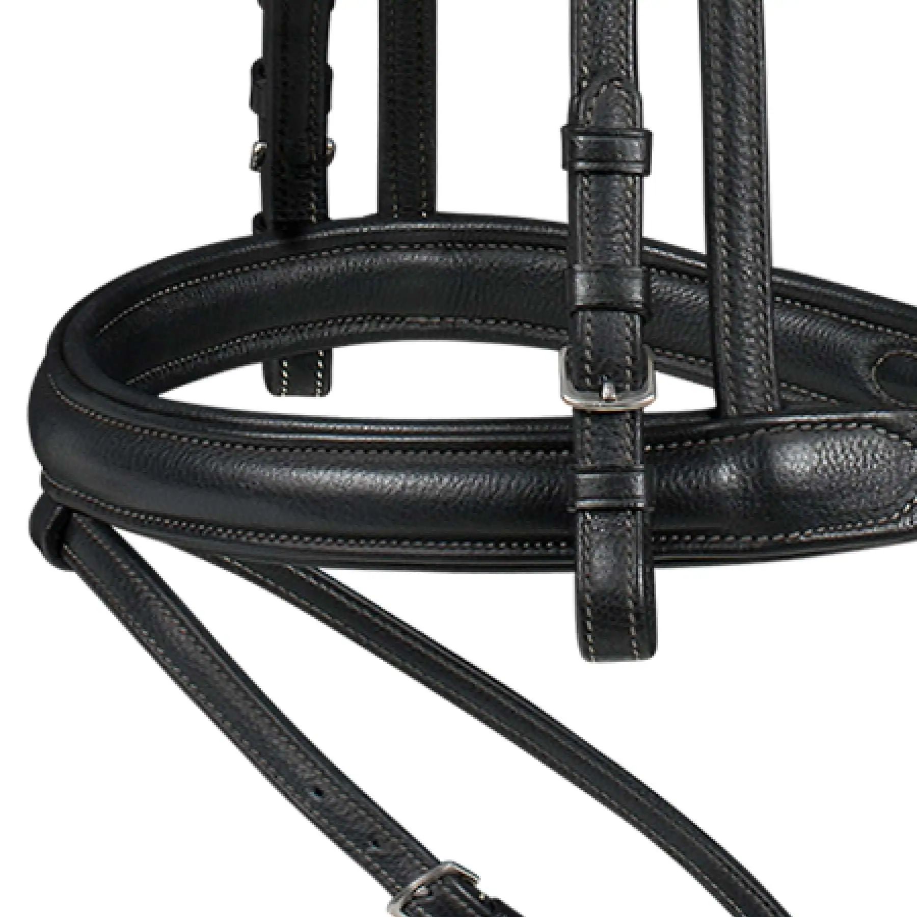 Waldhausen X-Line Bridon Supersoft, cuir extra souple, combiné anglais, Noir, FULL