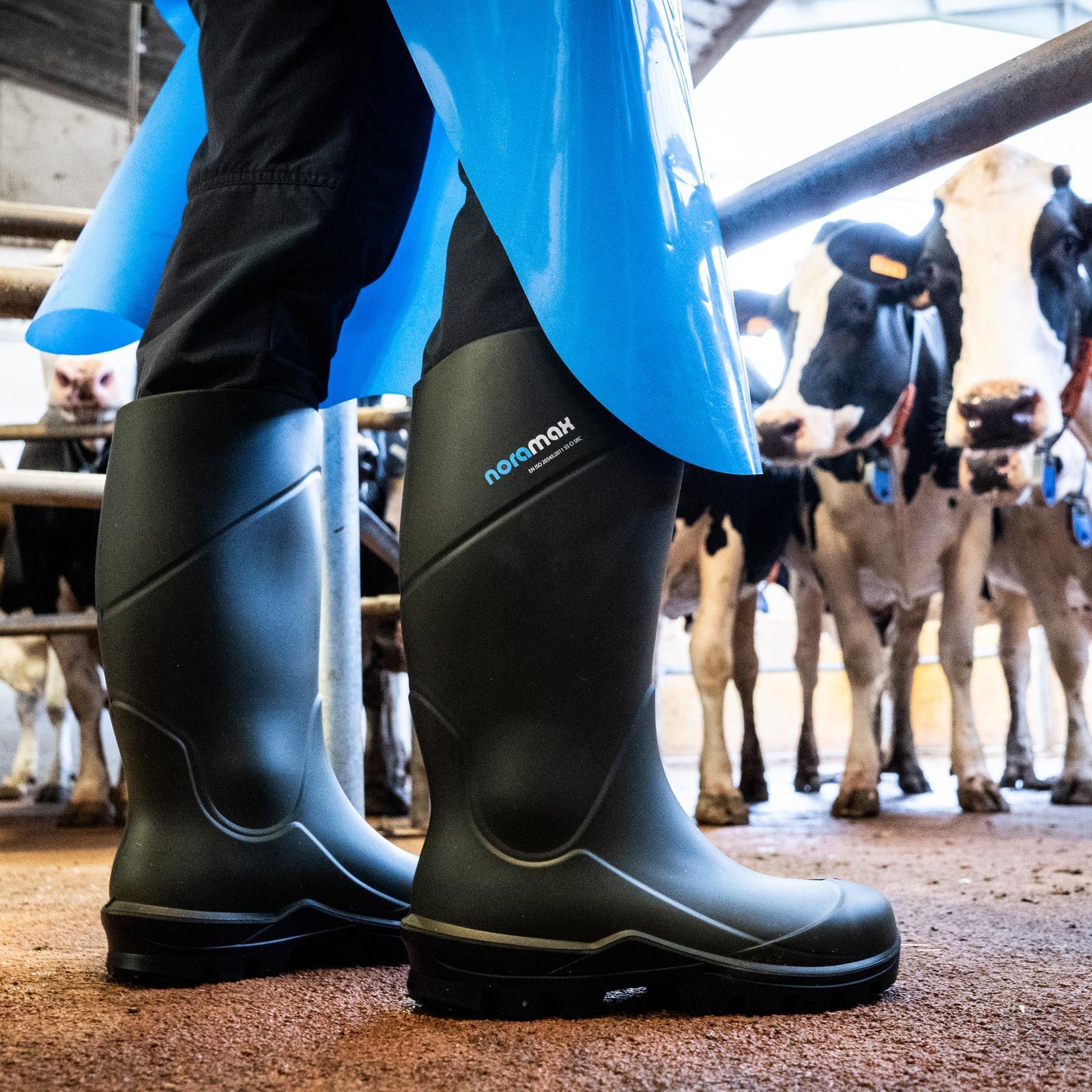 Nora Noramax PU-Sicherheitsstiefel S5 mit Stahlkappe, extrem leicht, Größe 46