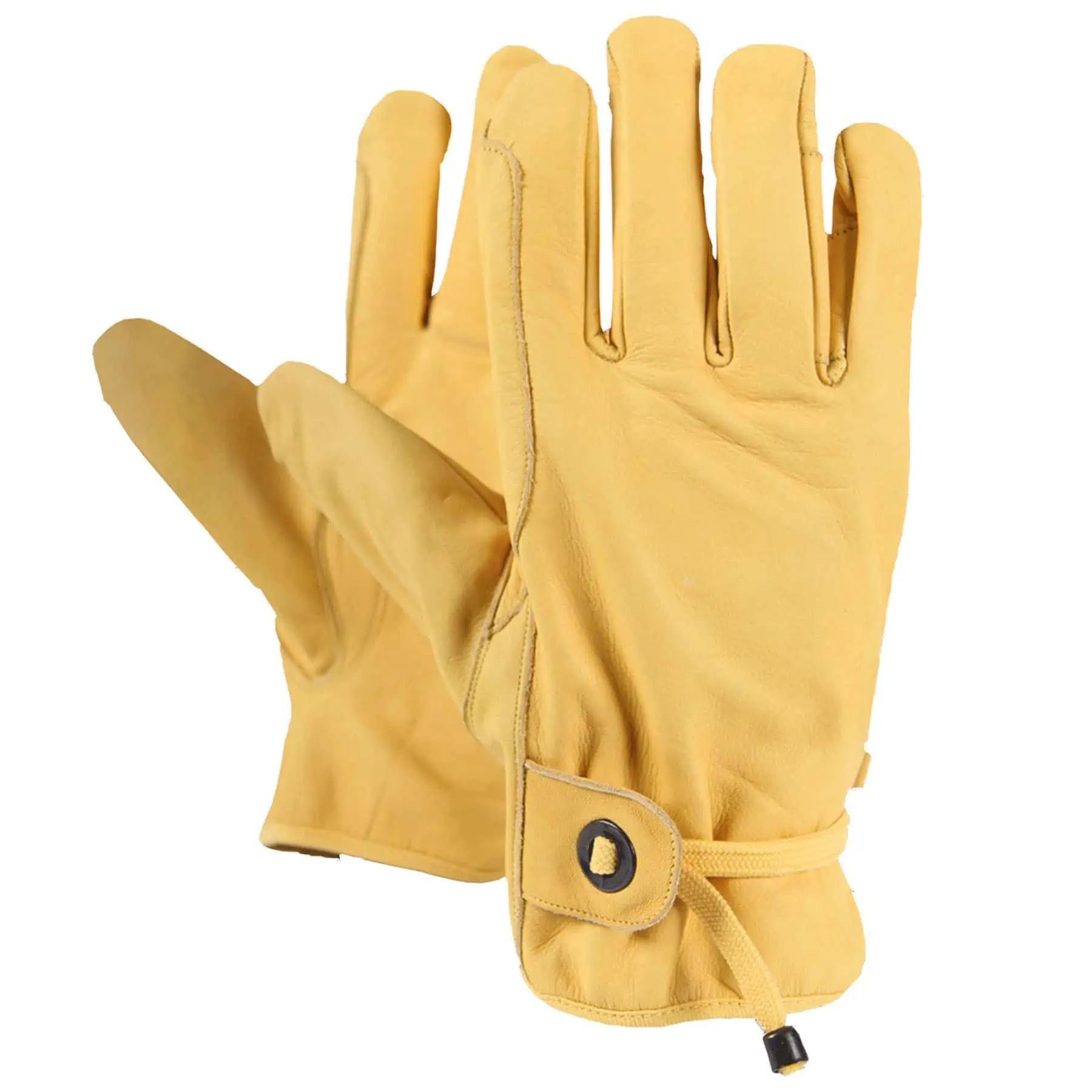 Gants de travail ELT Texas, gants western en cuir véritable pour l'écurie, S