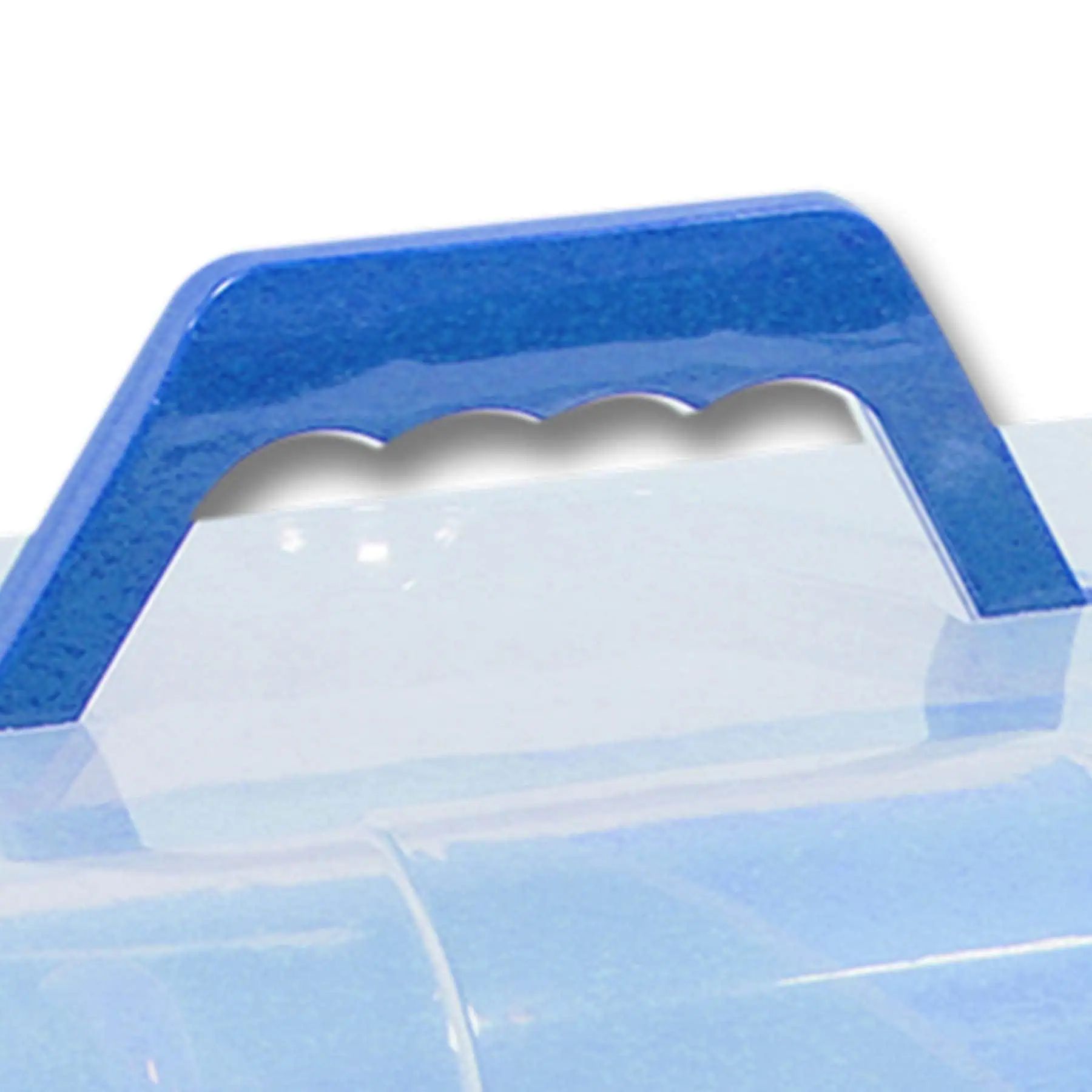 Waldhausen Coffret de pansage complet pour cheval avec poignée, bleu azur