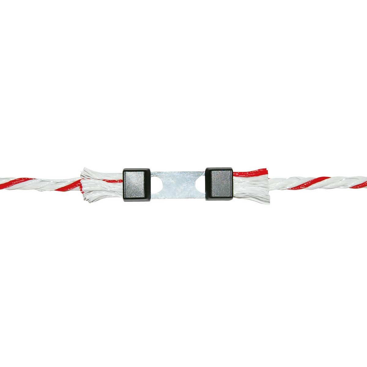 Connettori Per Recinzione Elettrica AKO In Acciaio Inox – 10 Pezzi Per Corda Ø 6-8 Mm