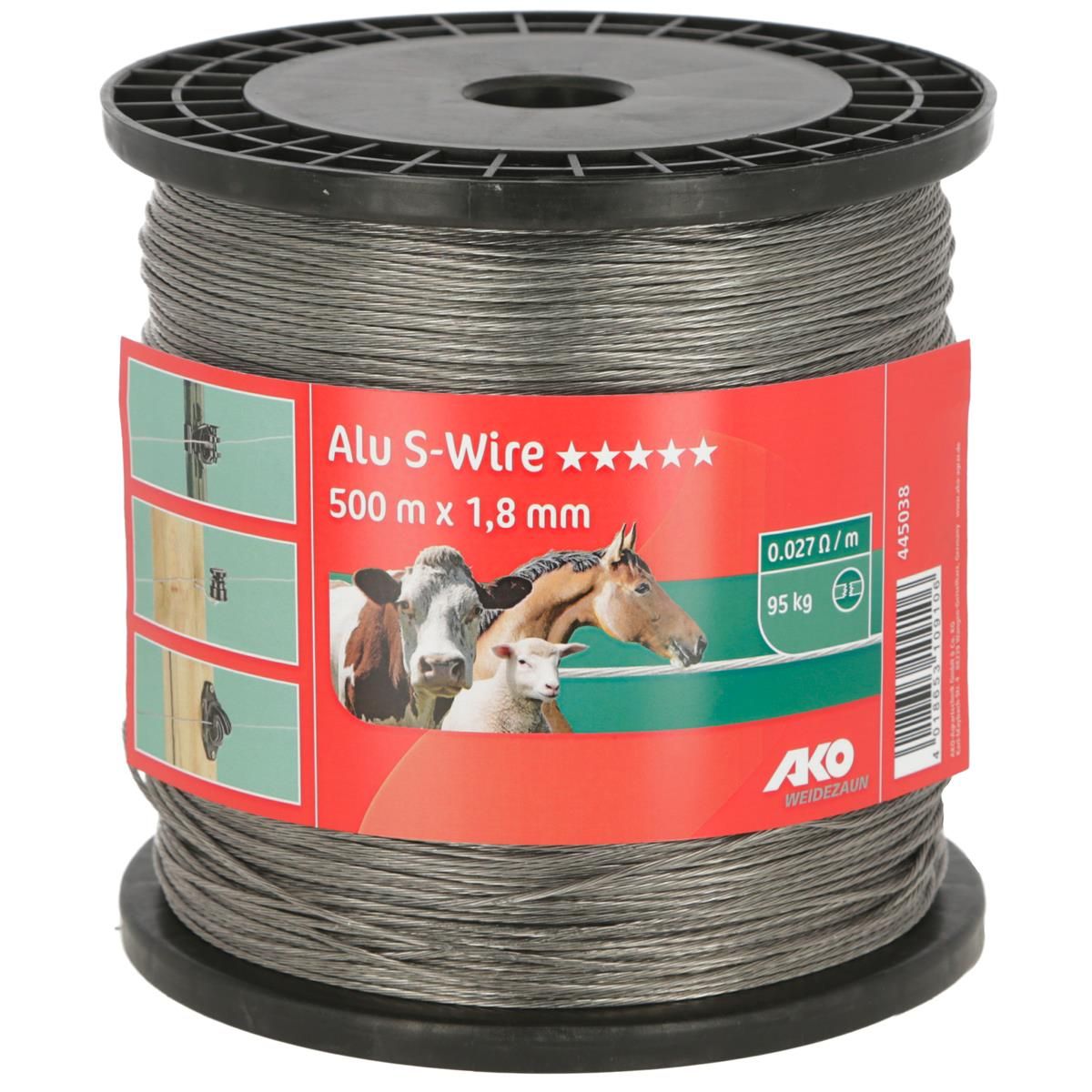 Fil tressé AKO de clôture en aluminium 500 m