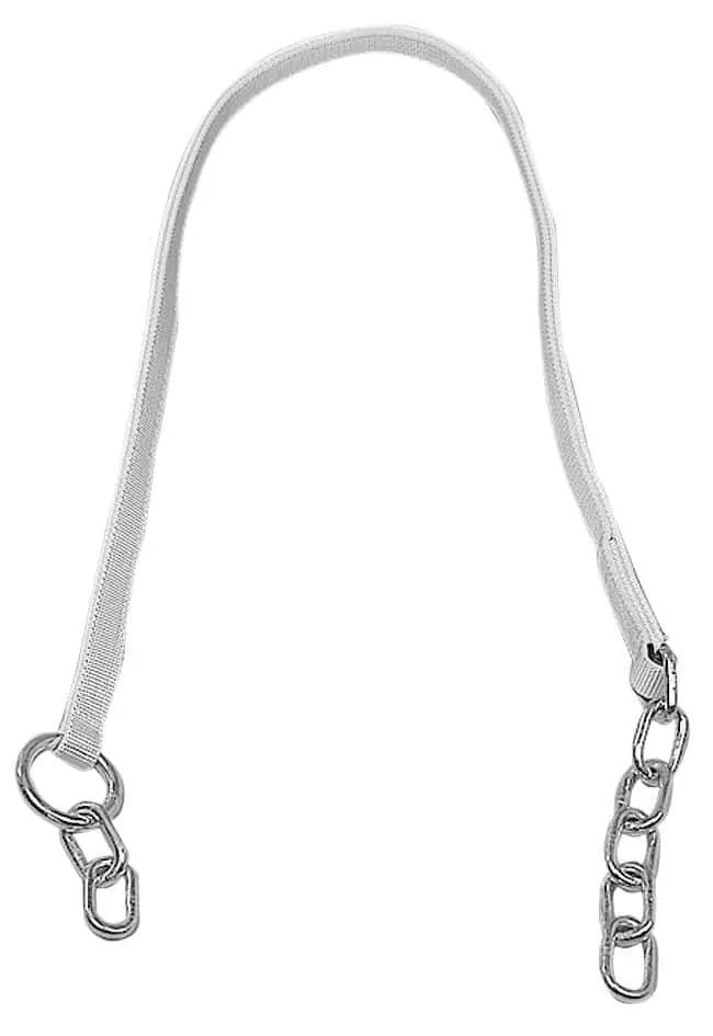 Attache pour bovins Standard double couture avec chaîne