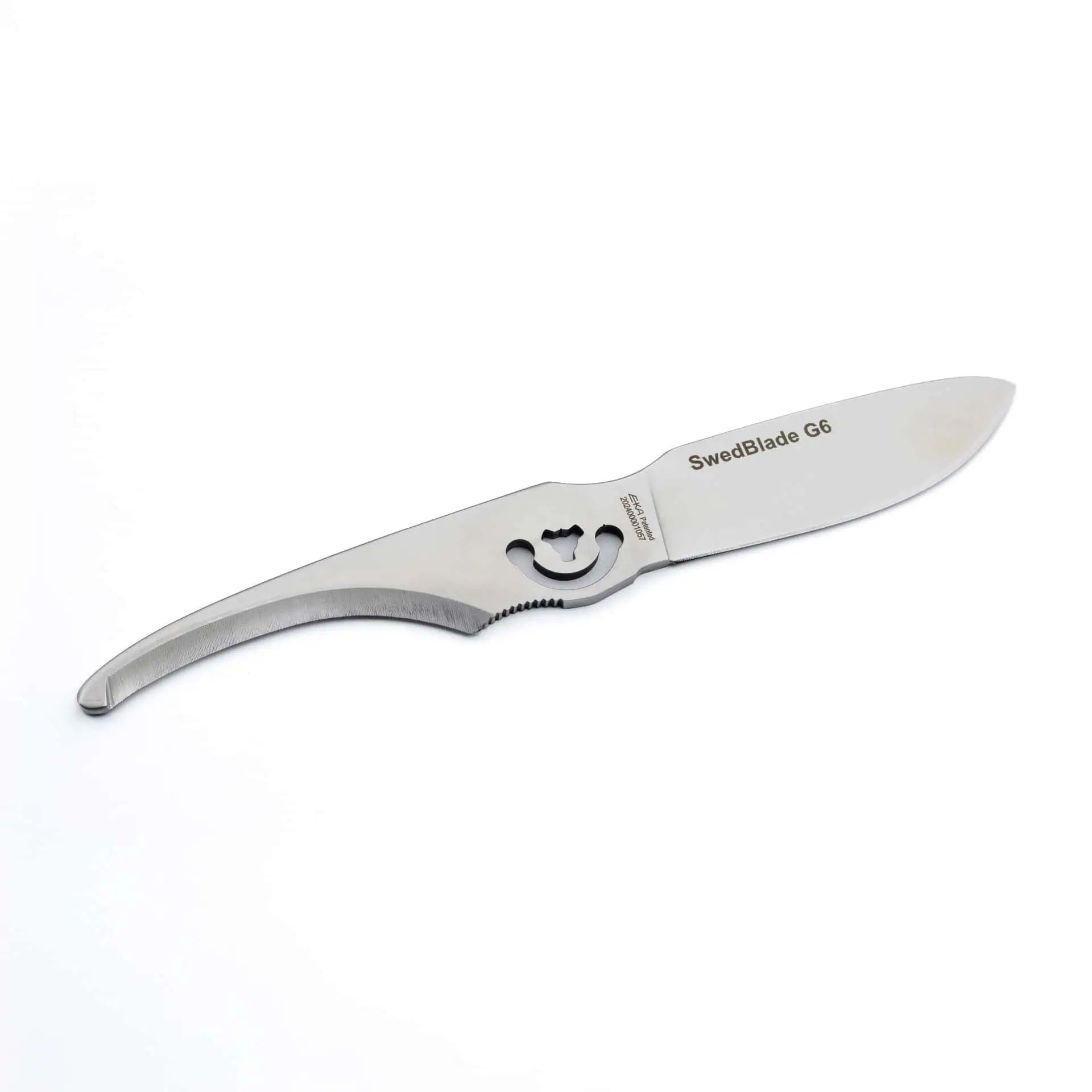 EKA Kniv SwedBlade G6, Jaktkniv med utbytbart vändbart blad, sidovy