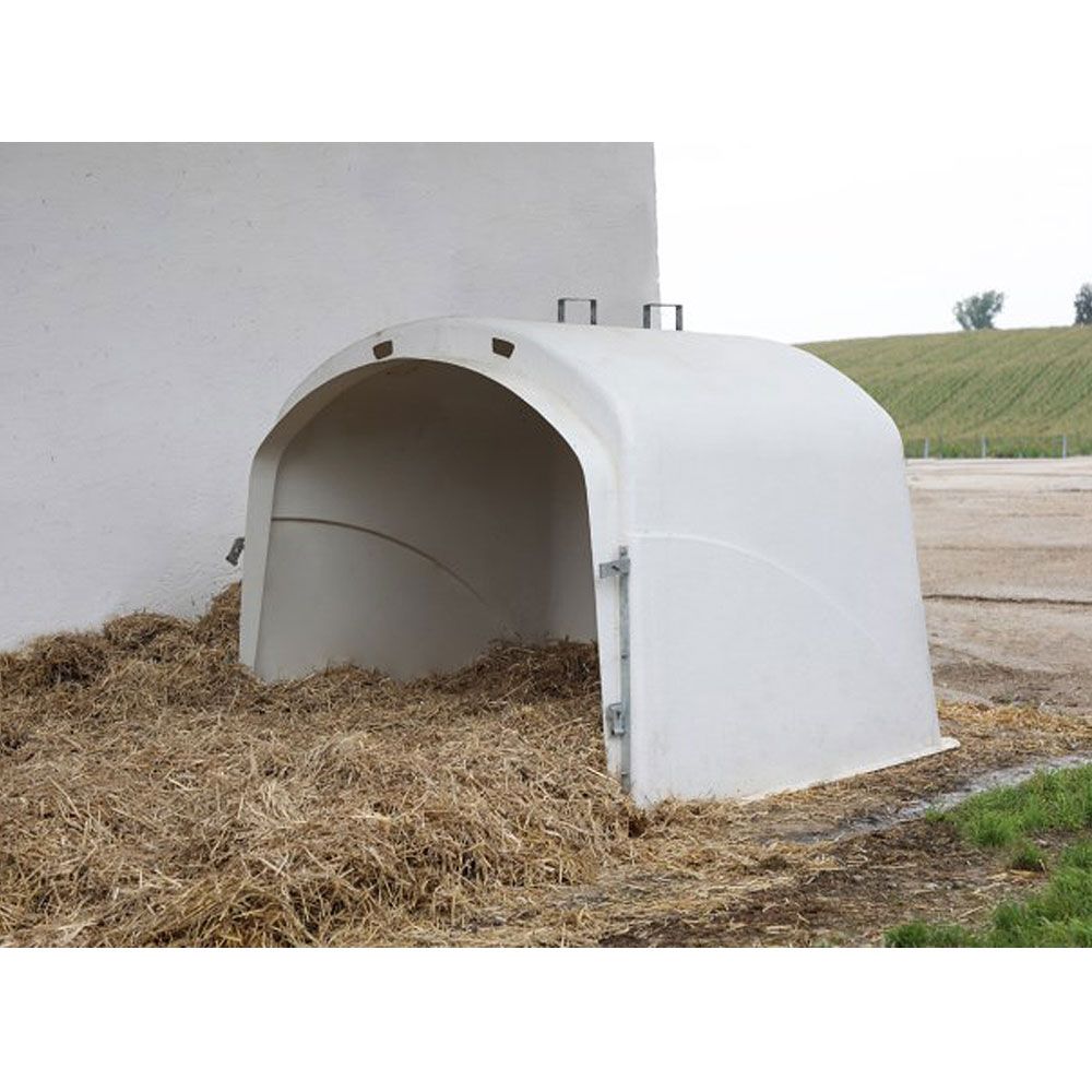 Niche à veaux Kerbl CalfHouse Premium XL, iglou de groupe pour veaux, en utilisation