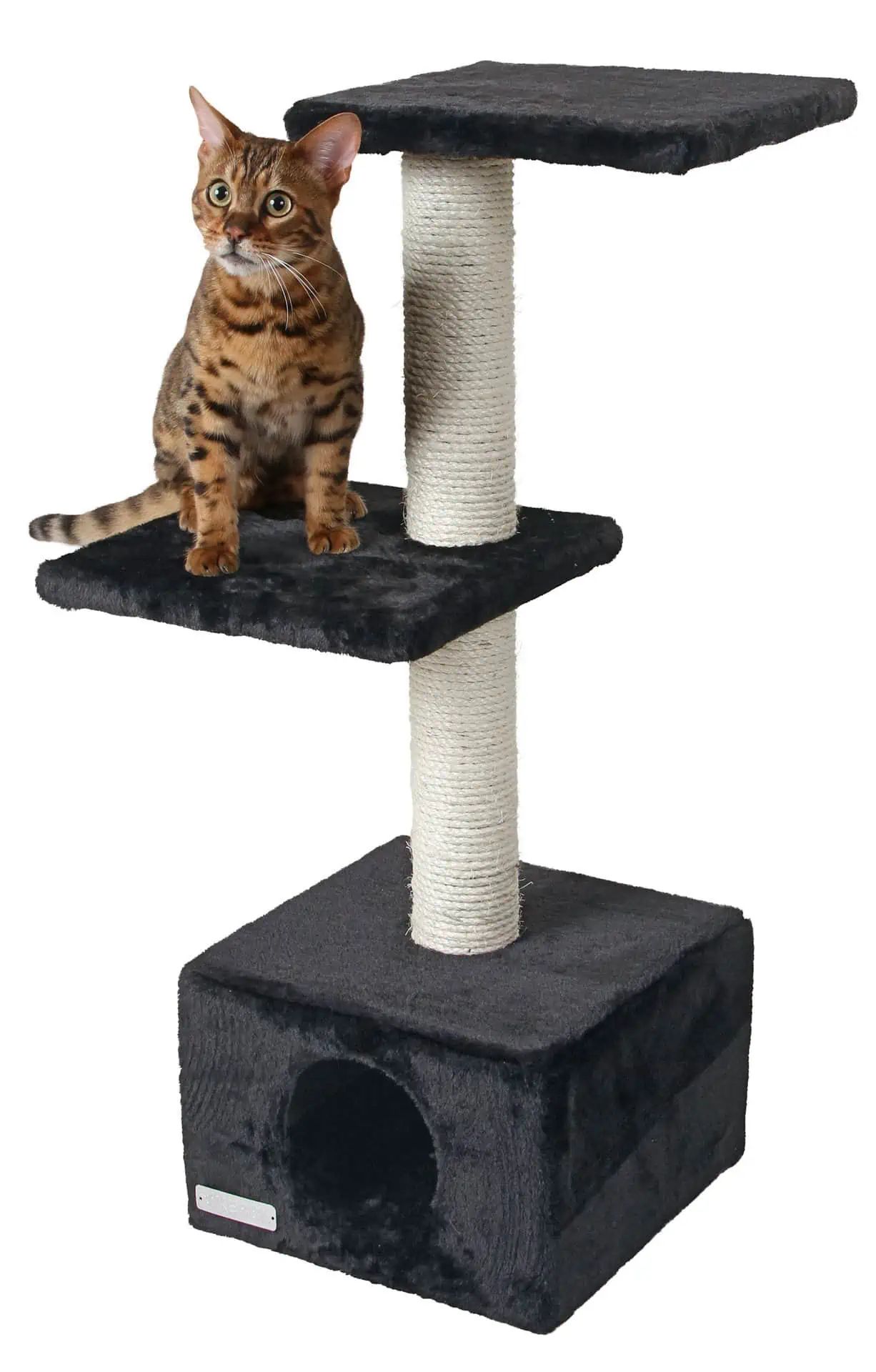 Cat Tree Venus Sweet black 30x30x85cm