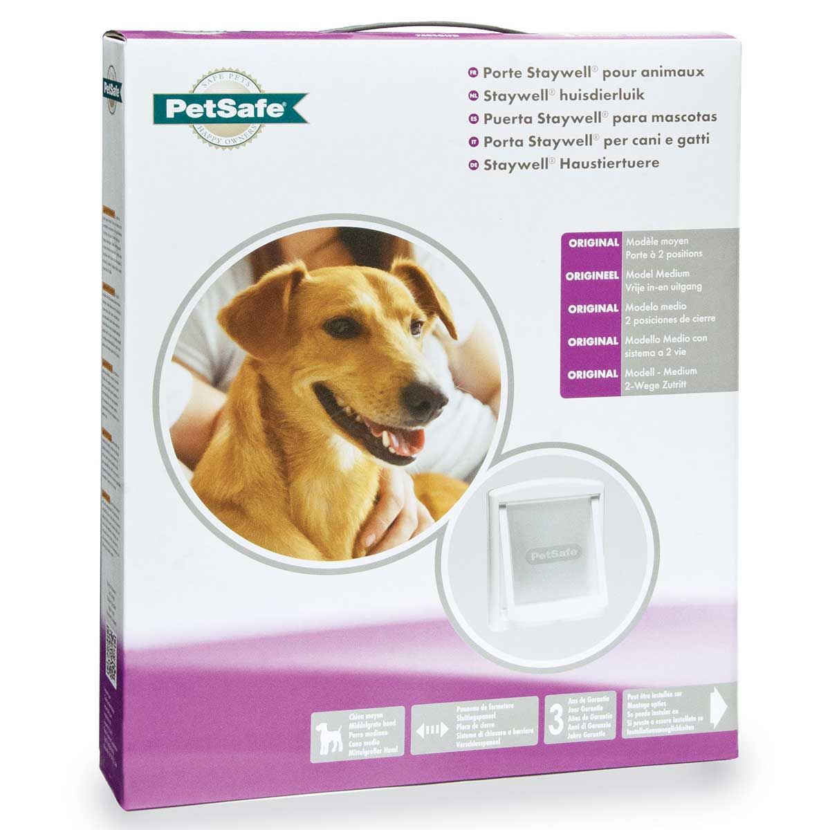 PetSafe Hundeklappe Staywell 740, für Hunde bis 18 kg, Verpackung