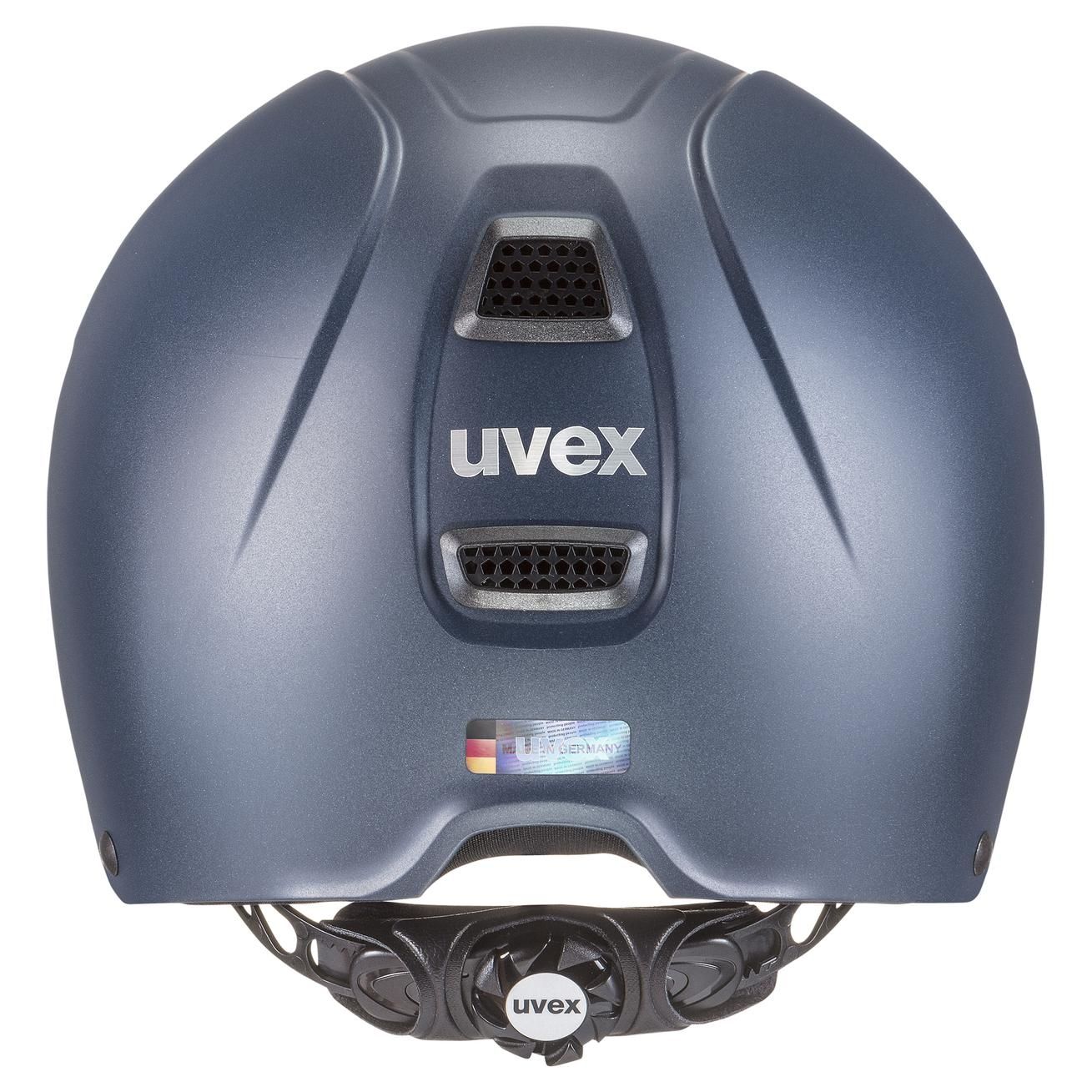 uvex Ridhjälm perfexxion III blå matta M-L