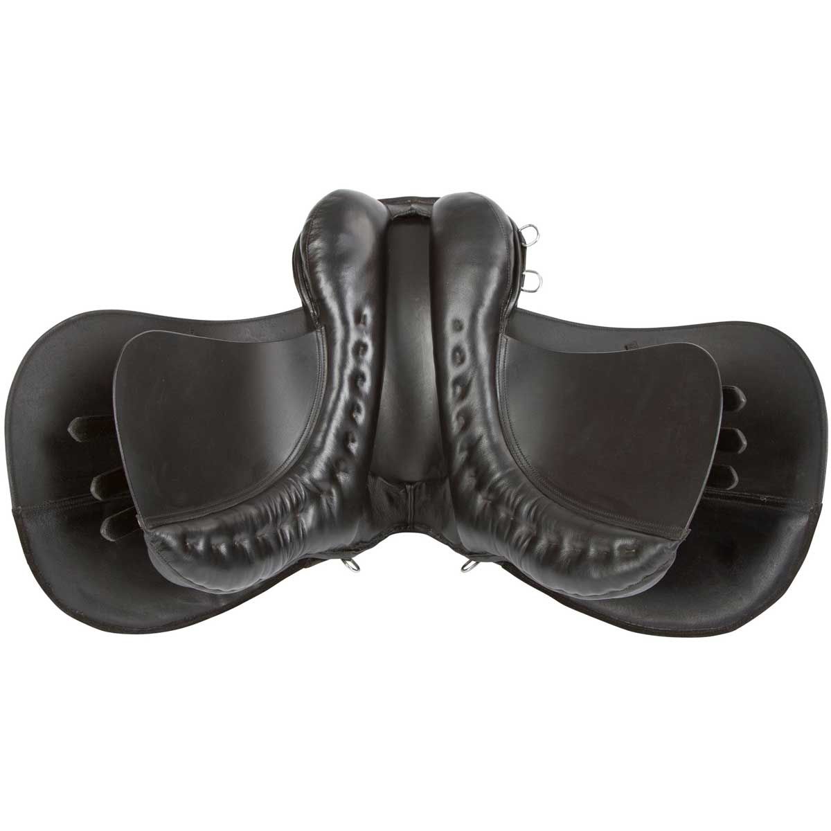 Covalliero Ensemble de selle en cuir pour poney, complet 5 pièces, vue de dessus