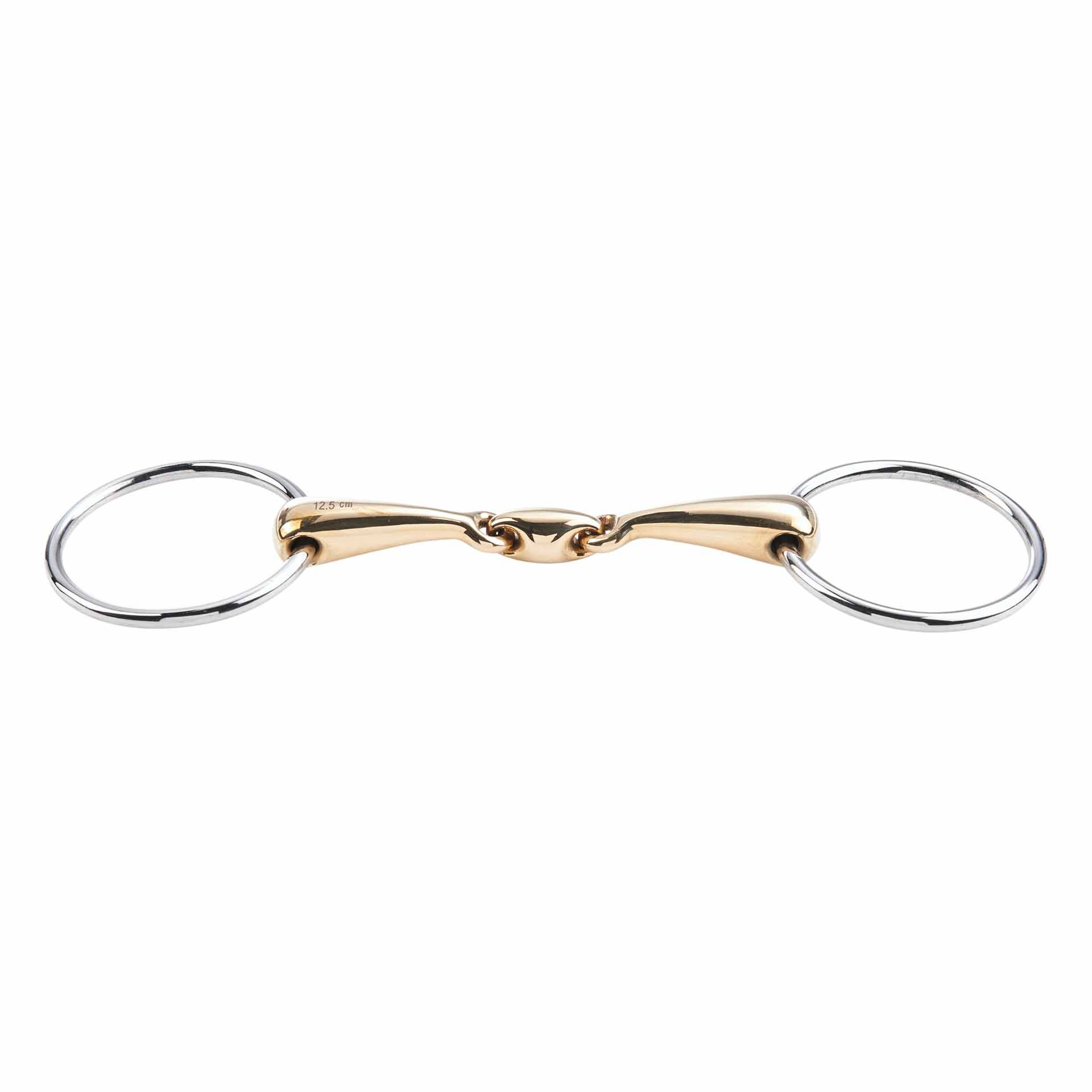 BUSSE KAUGAN csikózabla 18 mm, dupla törésű, lovaknak, ömlesztett termék