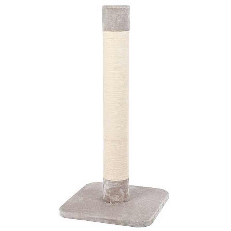 Kerbl Scratching Post Opal Jute, 56x56x119 cm, Grey, Jute-Covered, loose product