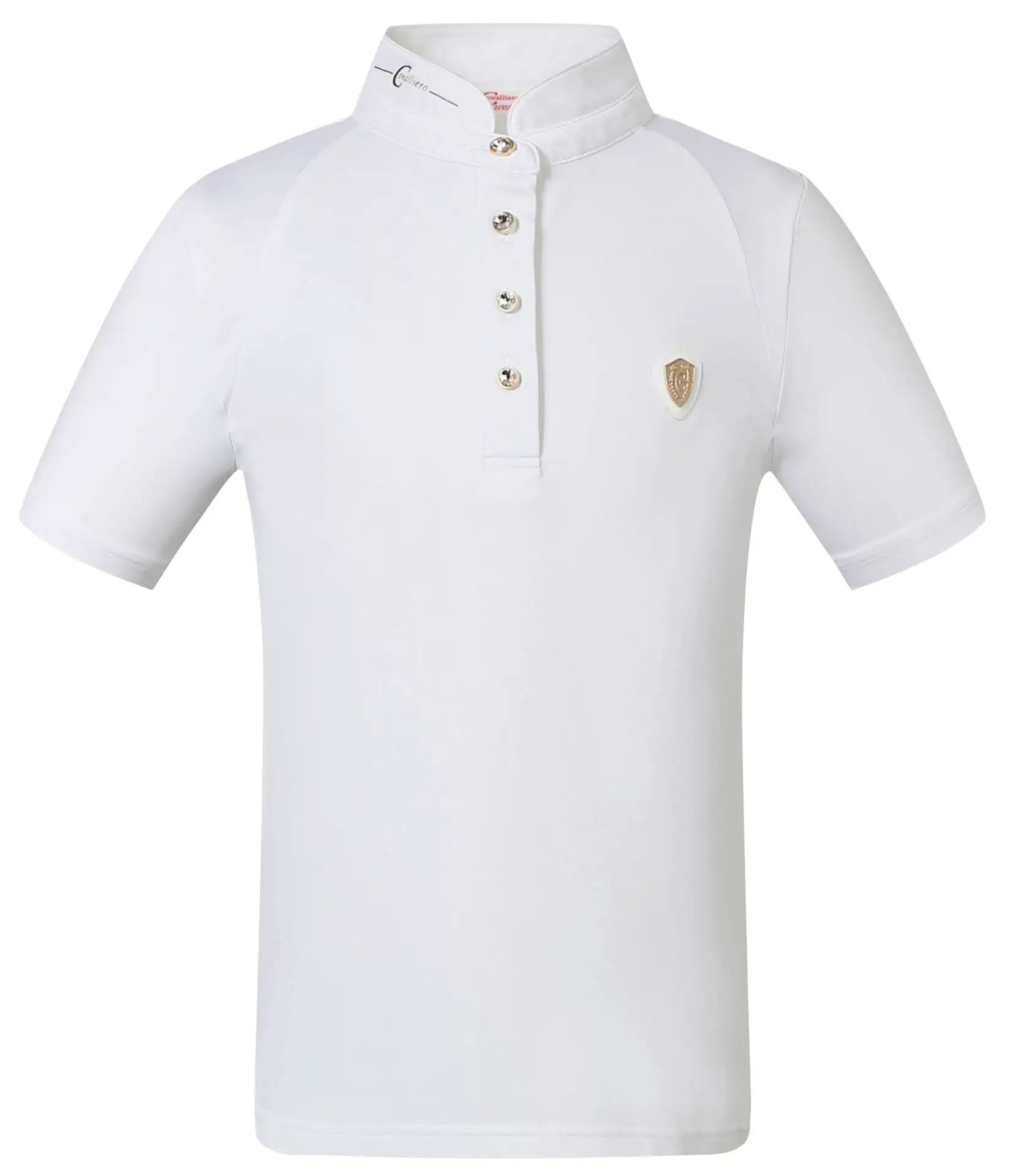 T-shirt de compétition Goldana enfants blanc