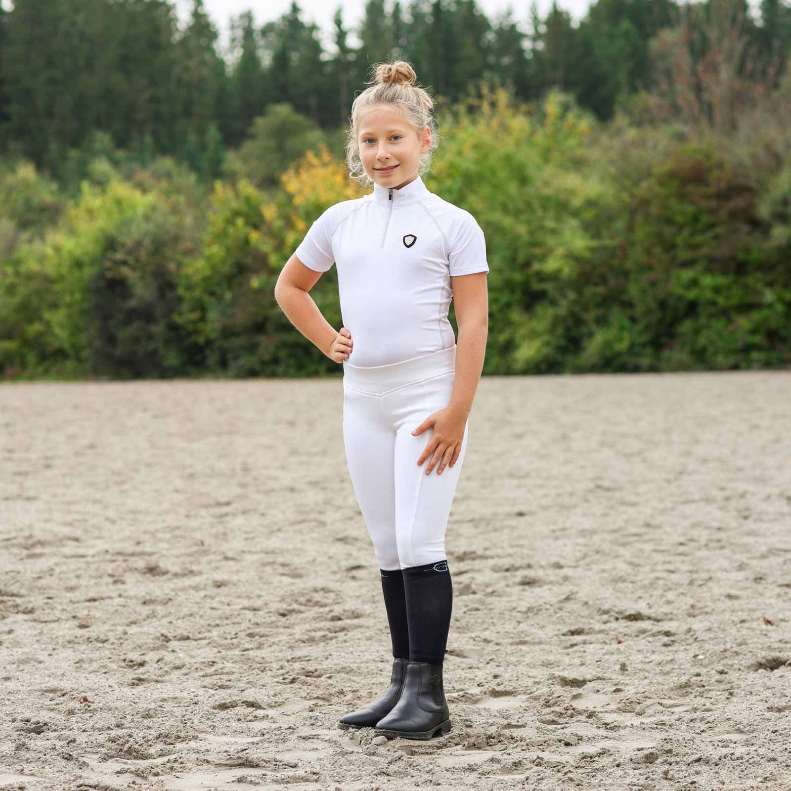 Covalliero ClassicStar gyerek lovagló leggings, teljes üléssel, 164/170