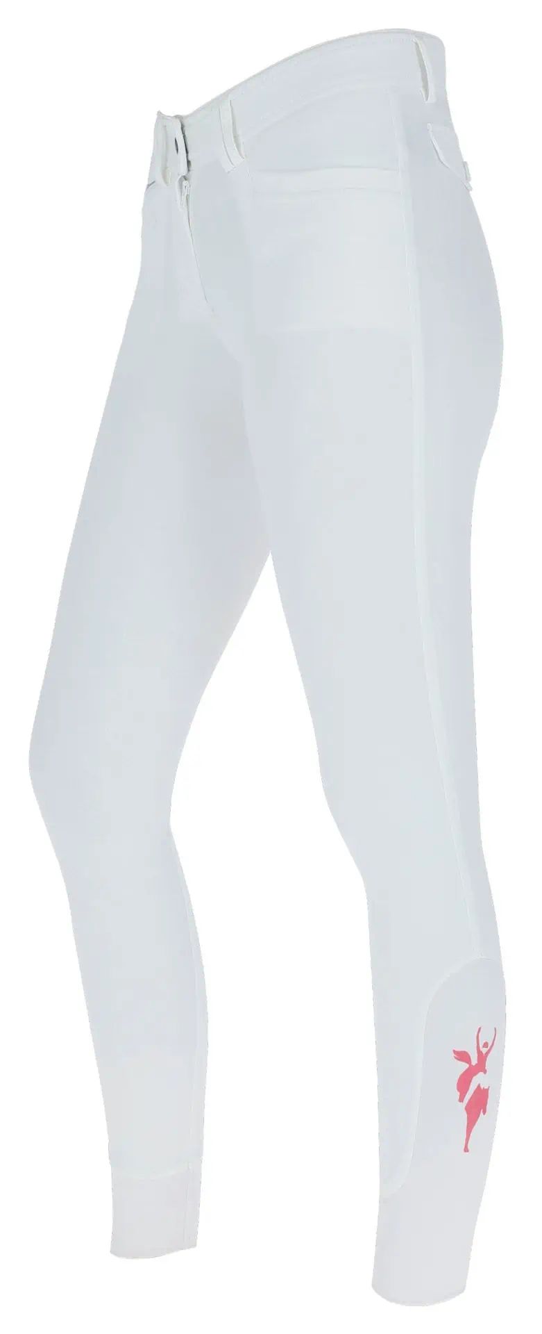 Pantaloni da equitazione Covalliero Janne x PinkRibbon, traspiranti, Taglia 46