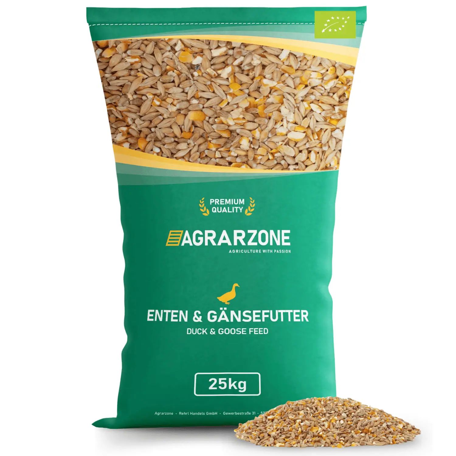 Aliment biologique pour canards et oies Agrarzone en grain 25 kg