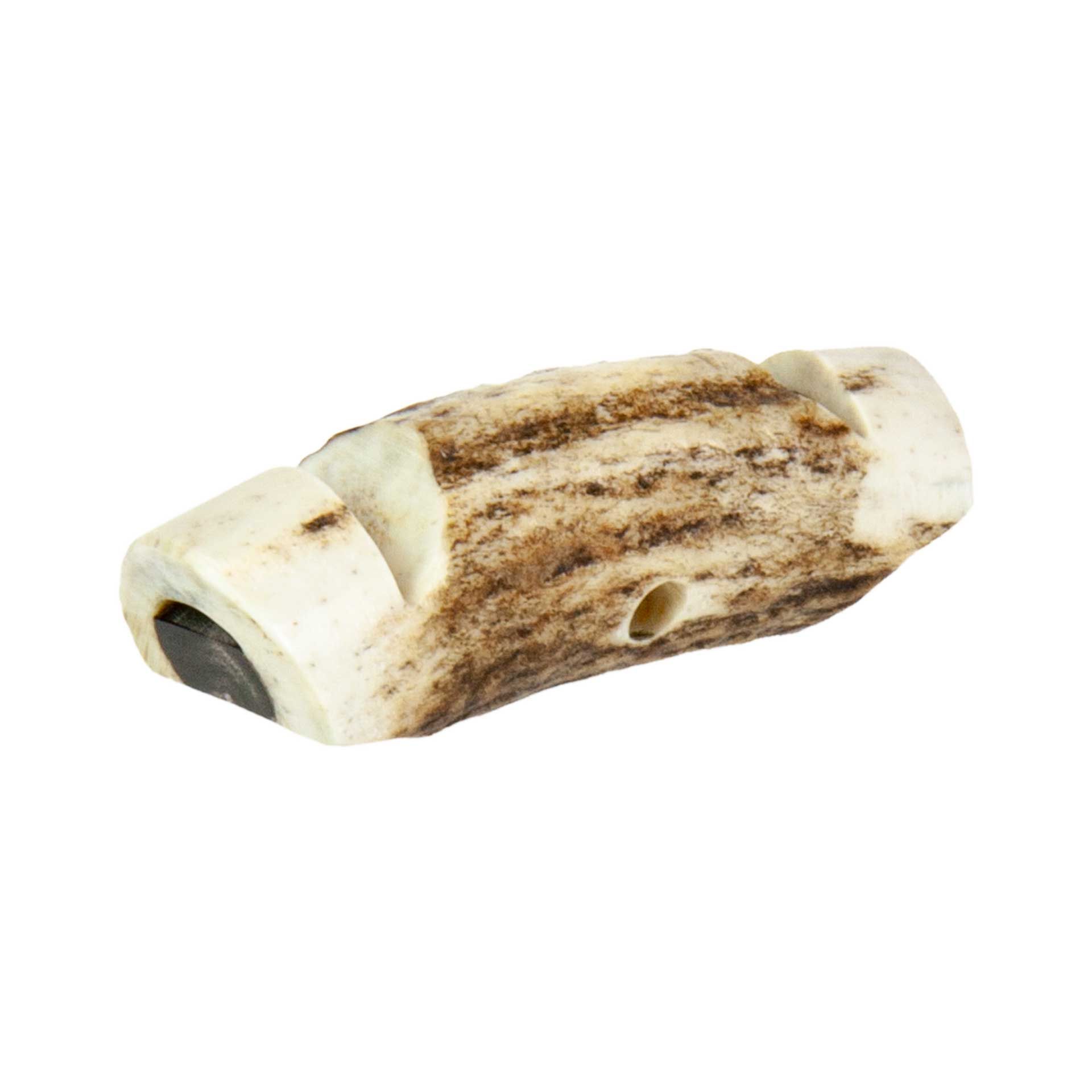 Fluier pentru câine din corn de cerb - 7 cm