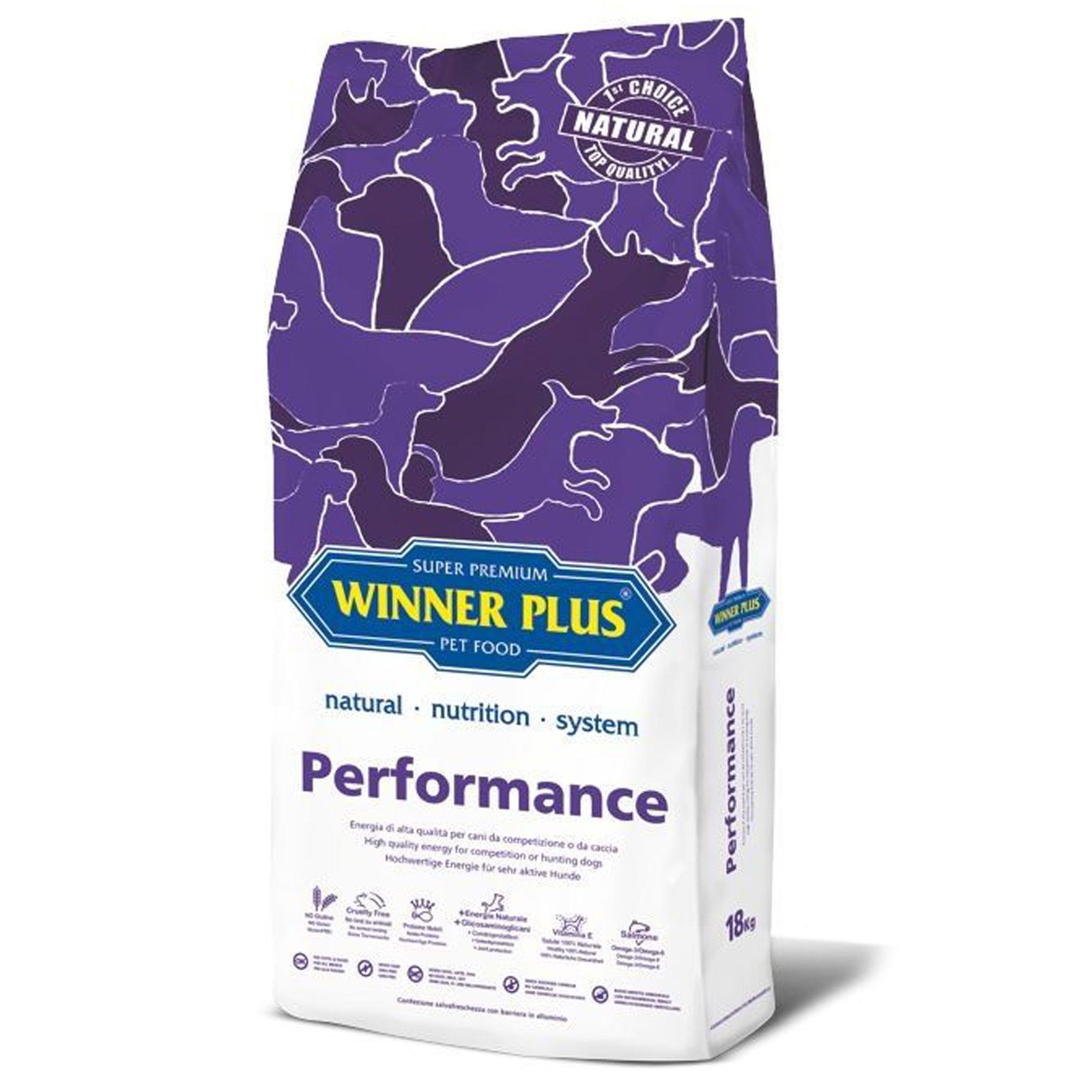 Winner Plus Super Premium Performance 18 kg, ambalaj