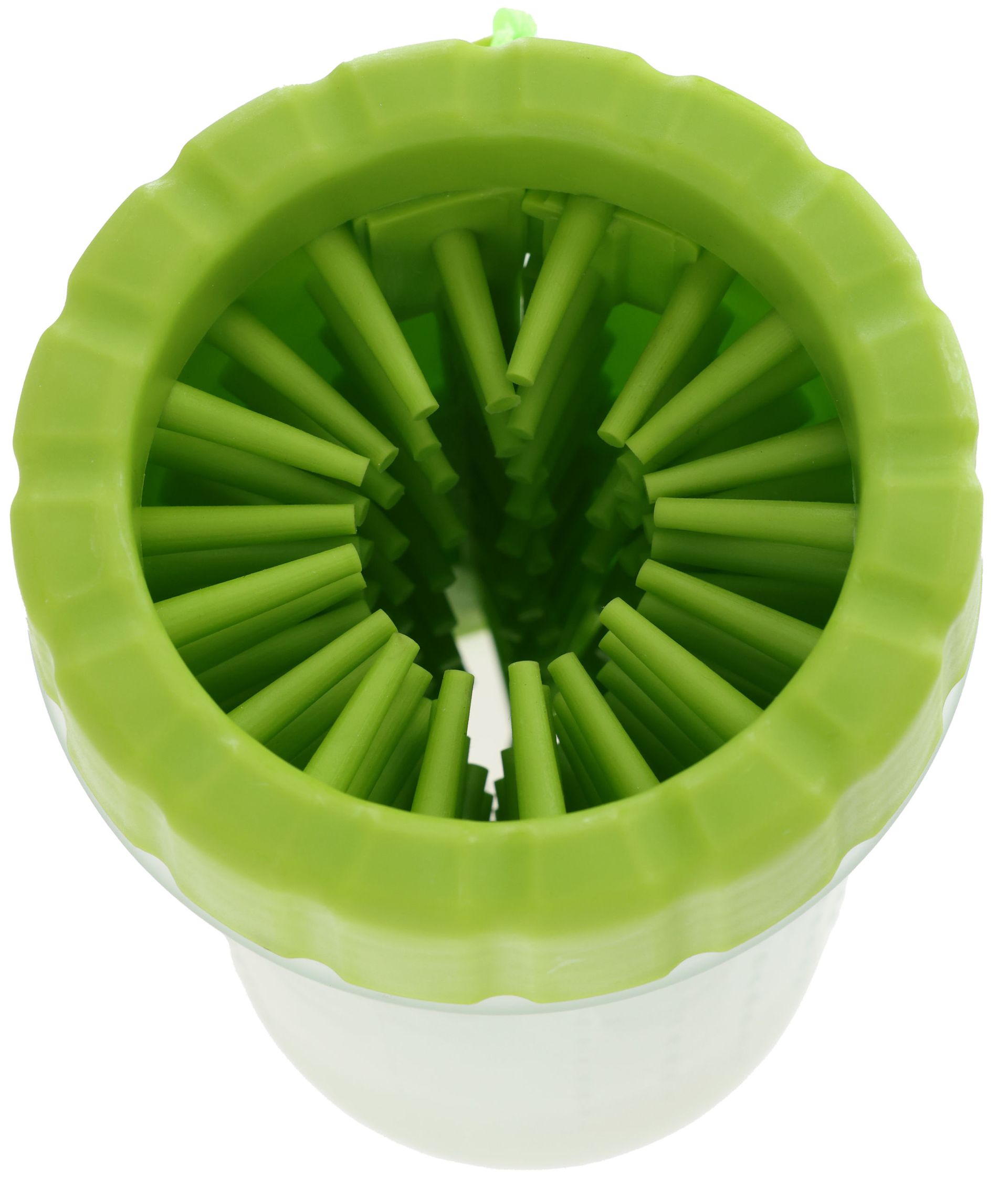 Nettoyeur de pattes manuel Kerbl Pet pour chiens et chats, vert, vue de dessus