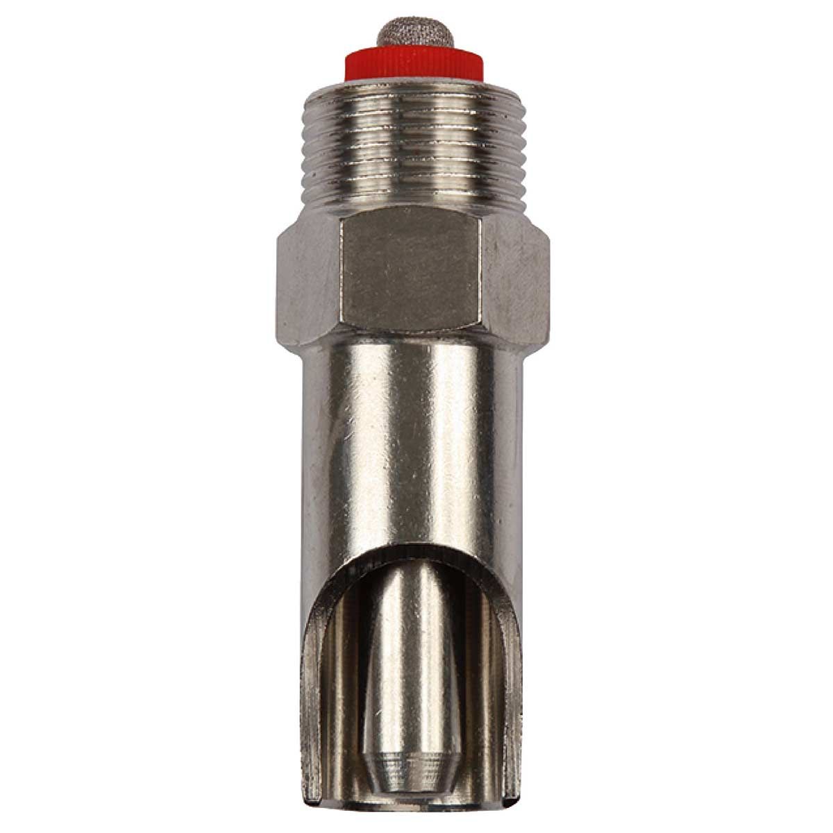 Kerbl Mamelon à mordre en acier inoxydable avec cône de pression épais, 3/4"-3/4" I 77 x 12 mm
