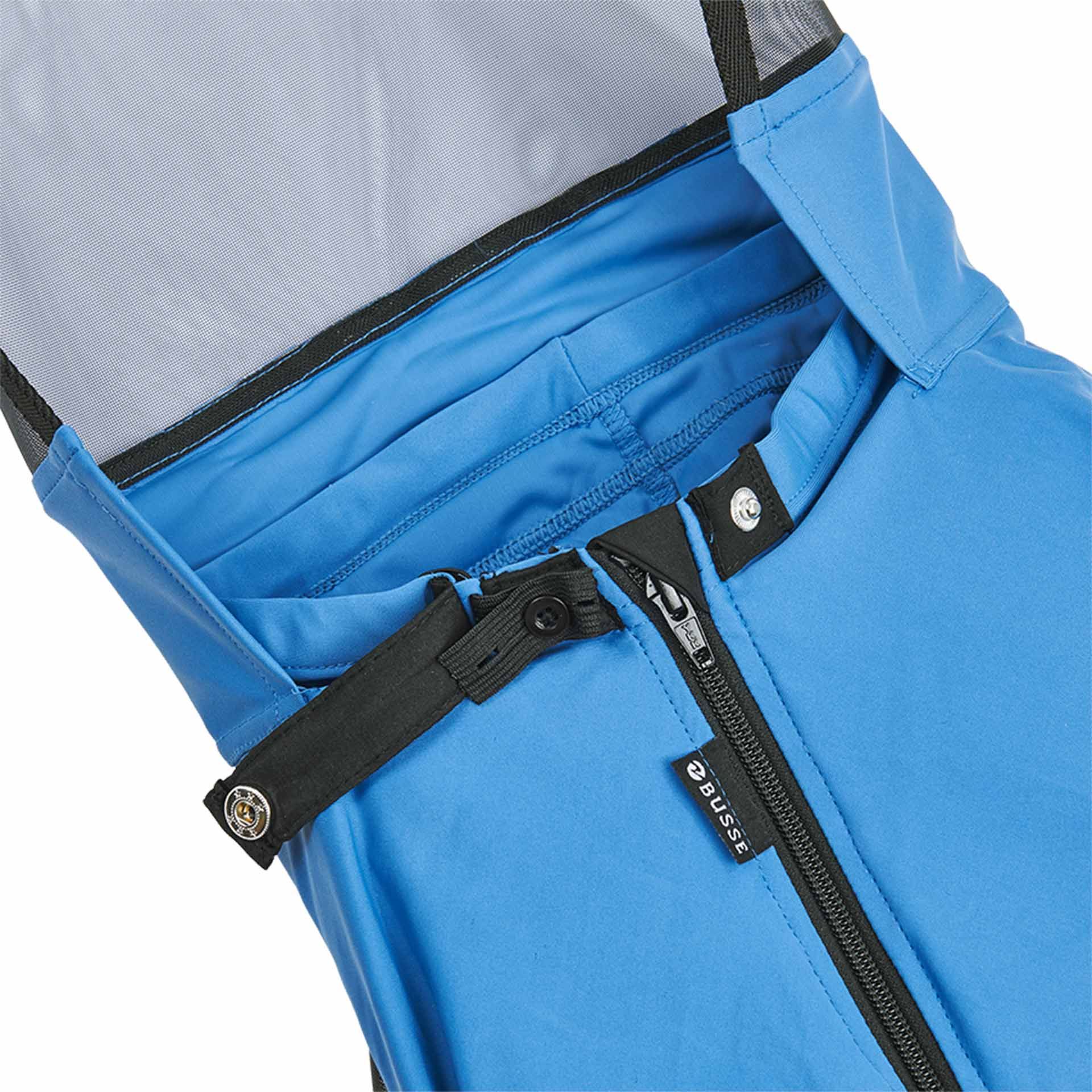BUSSE légymaszk TWIN FIT FLEXI PLUS orrvédővel, flexibilis illeszkedéssel, Shetty denim