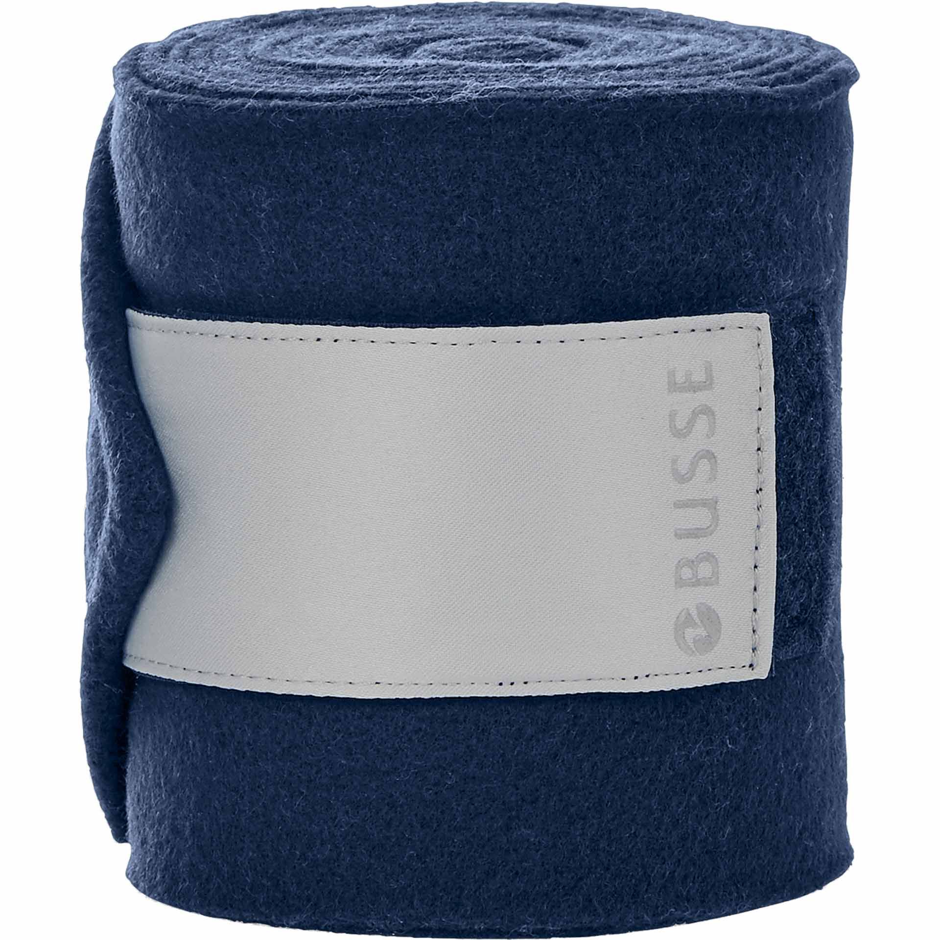 BUSSE Bandage CLASSIC SATIN 250x10 navyblå/grå