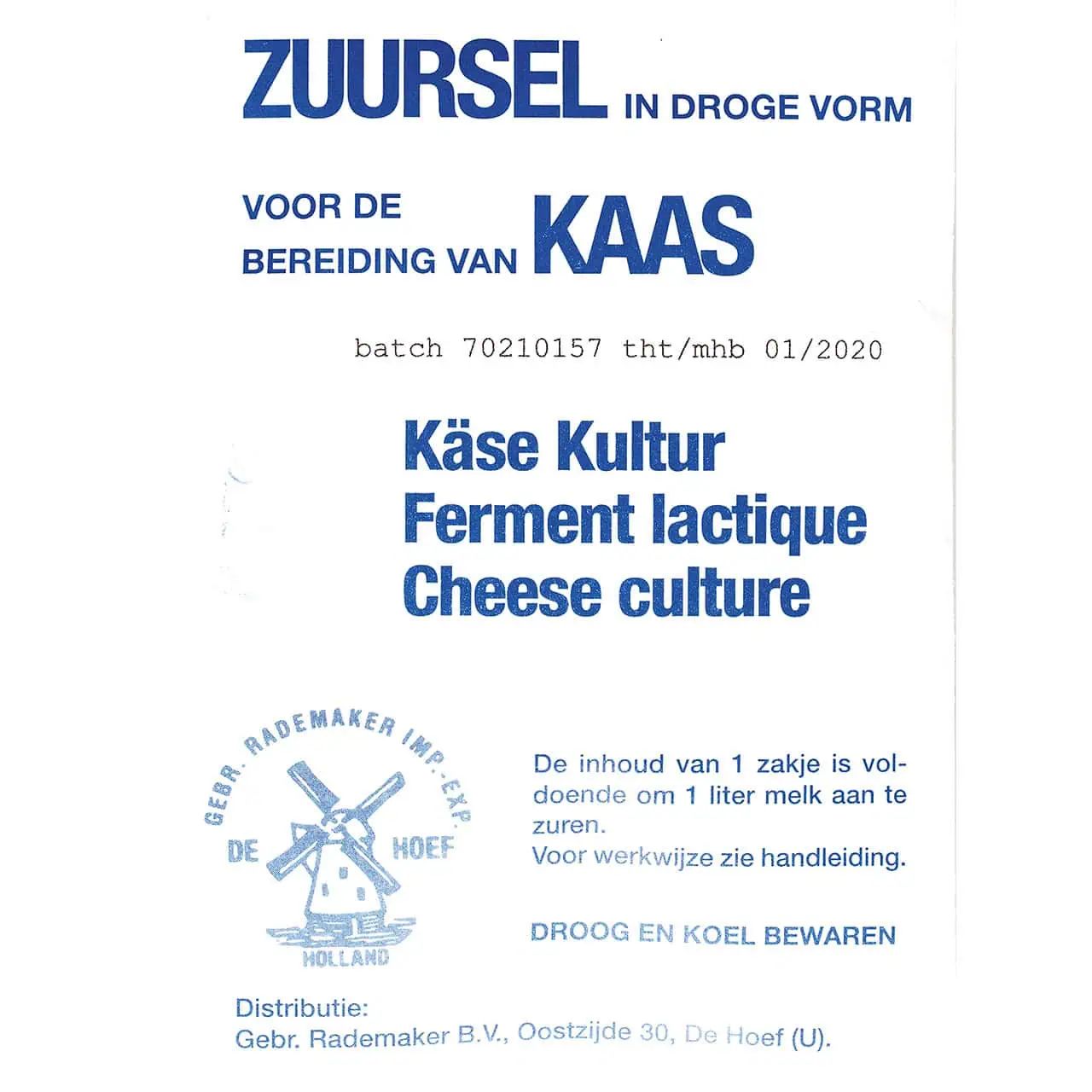 Culture de fromage Milky