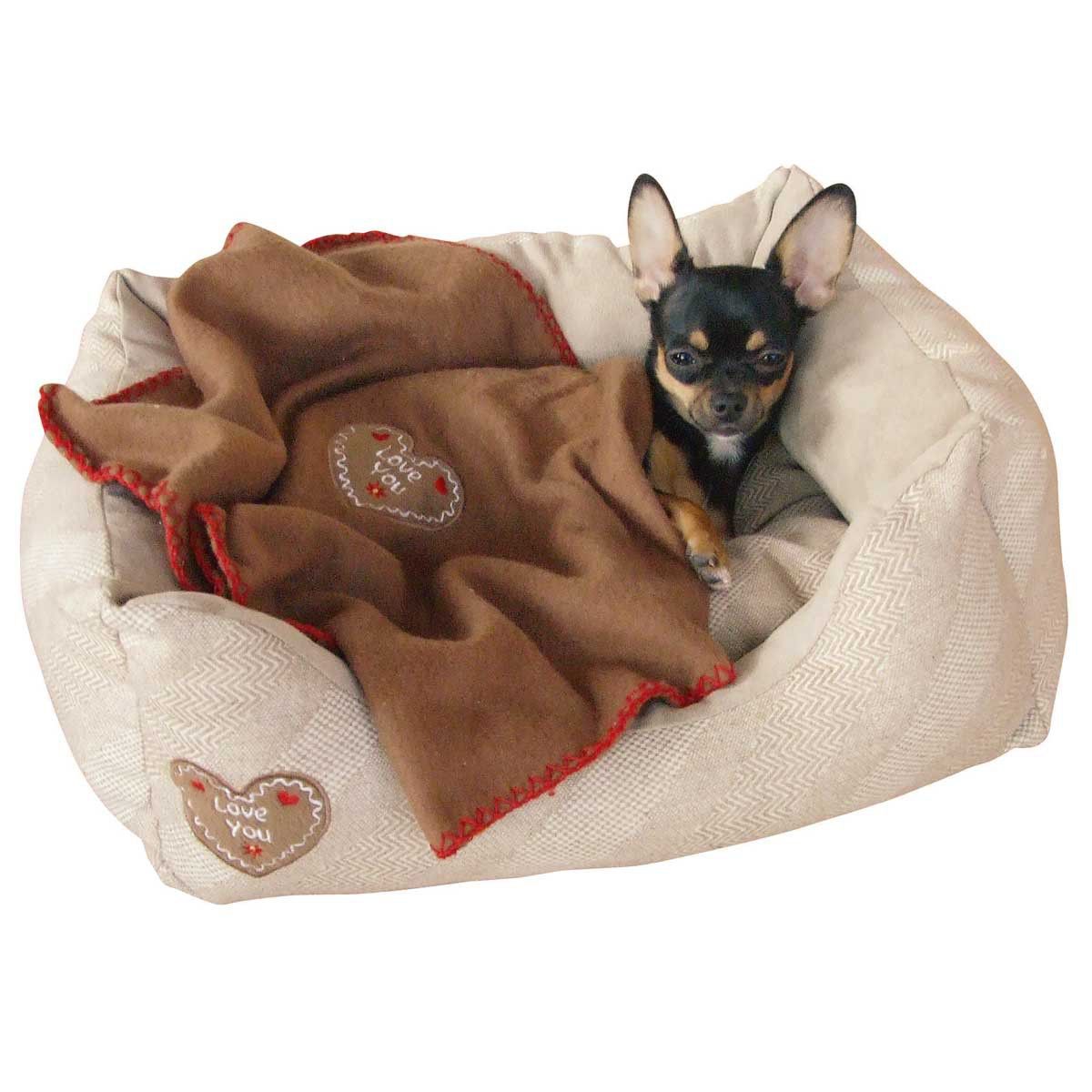 Kerbl Kuschelbett LOVE YOU 47 cm